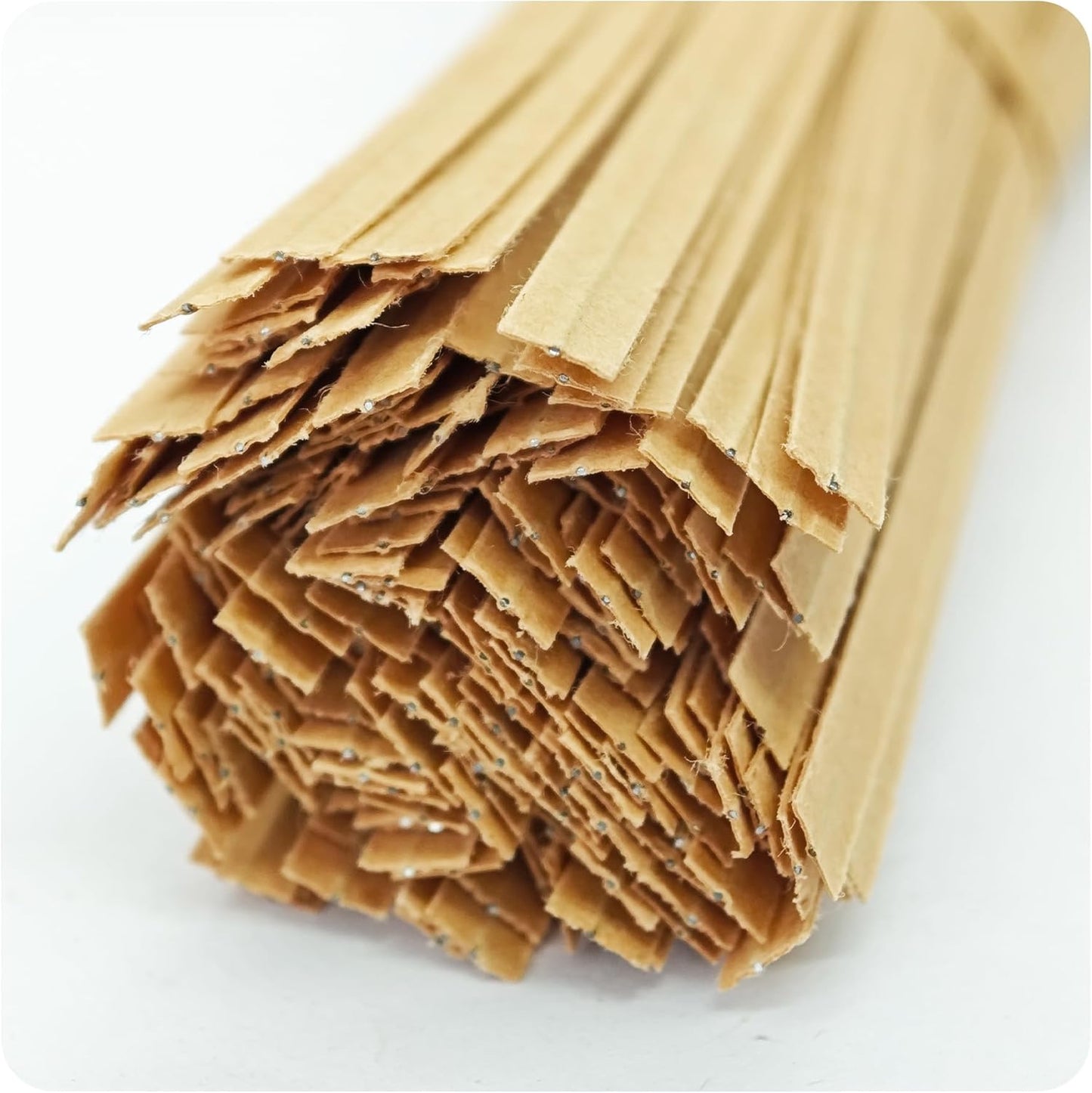 200PCS 4.72 Inch Kraft Paper Twist Ties, Reusable Cable Ties for Tying Bread, Plant Support, Bread Packaging, Candy Bags and Craft Projects (Brown)