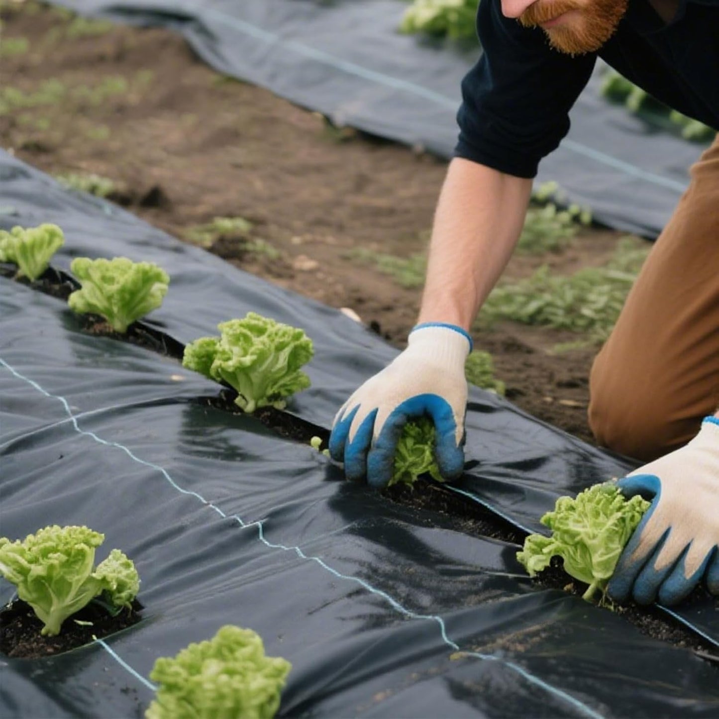 6FT X 180 FT Weed Barrier Landscape Fabric Heavy Duty,3.2 OZ Premium Garden Weed Blocker Fabric for Weed Control, Plastic Ground Cover with Woven Weed Cloth,Durable Landscaping Fabric