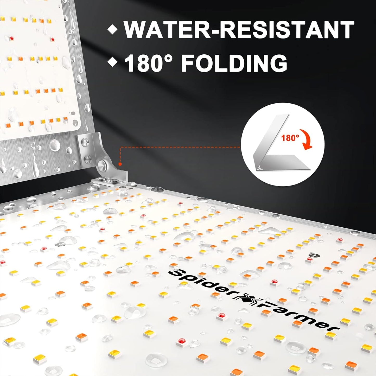 SPIDER FARMER SF7000, Samsung LM301B Diodes Led Grow Light, Full Spectrum Plant Grow Light, 650W Dimmable & High Efficiency & Uniform PPFD Commercial Lamps for Seedling Veg & Bloom In 5x5 Grow Tent