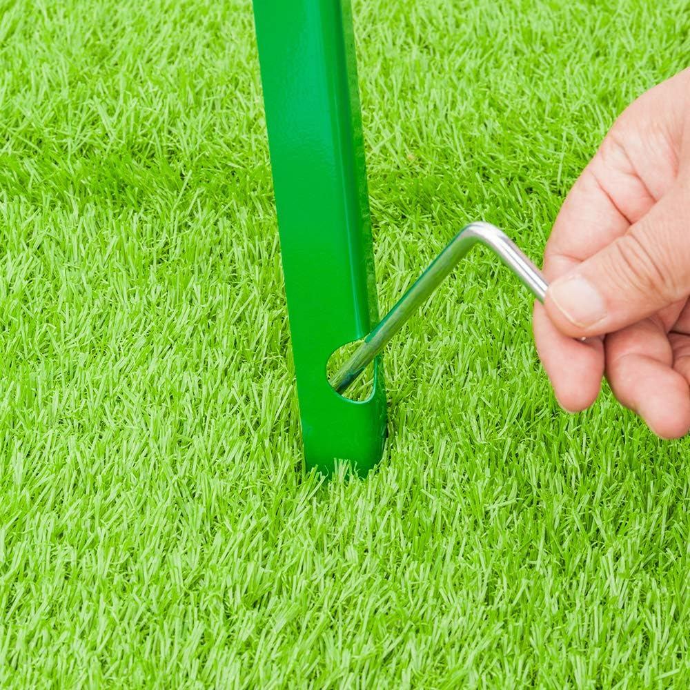 Garden Windmill for Yard Decor, 8 ft Tall Metal Windmill with Spinning Blades, Weather-Resistant Outdoor Windmill for Lawn, Farmhouse, Rustic & Farm Decor,Green