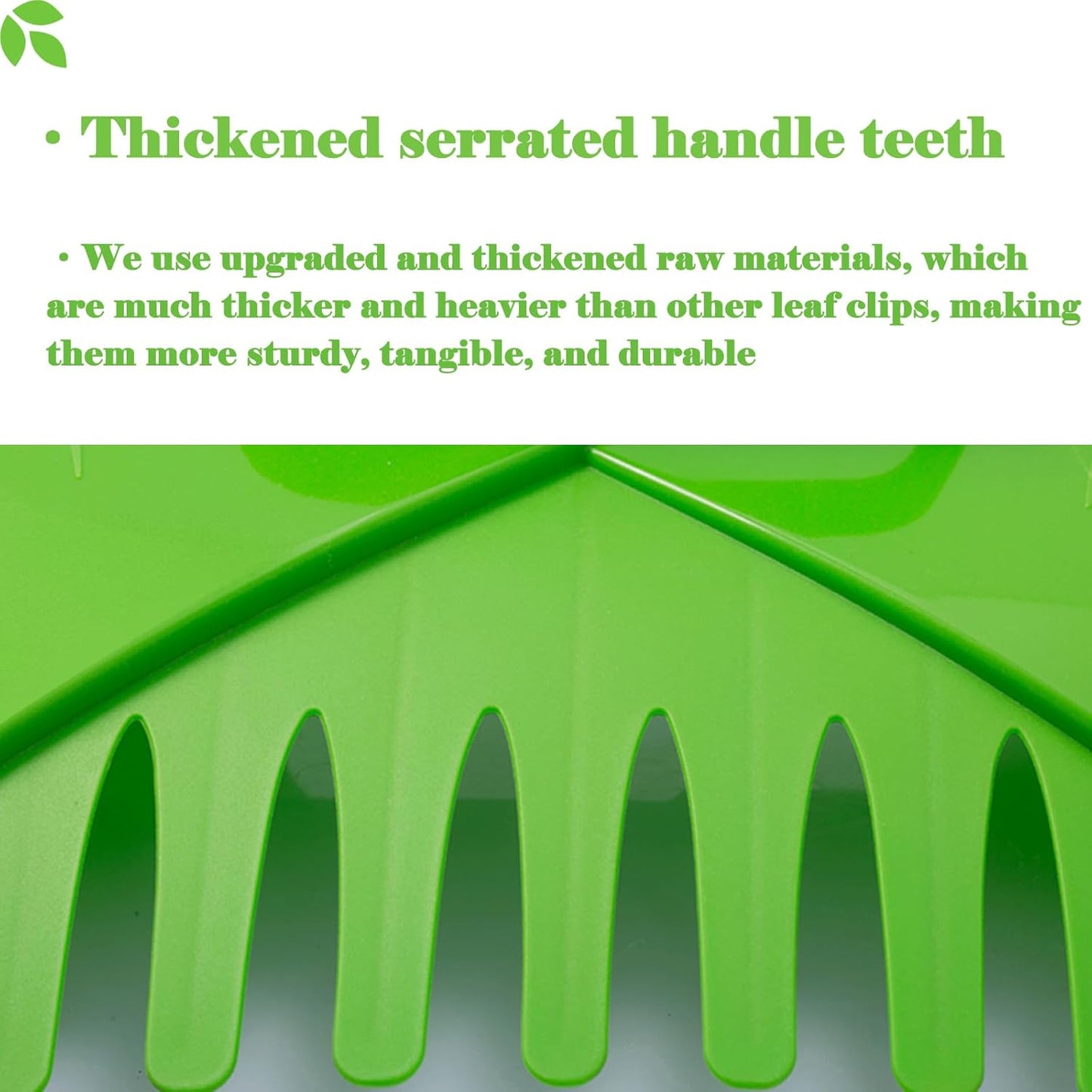 Eastrans 2set Leaf Scoops and Hand Rakes,Leaf Claws for Picking up Leaves,Grass Clippings and Lawn Debris,Light Green,4pcs