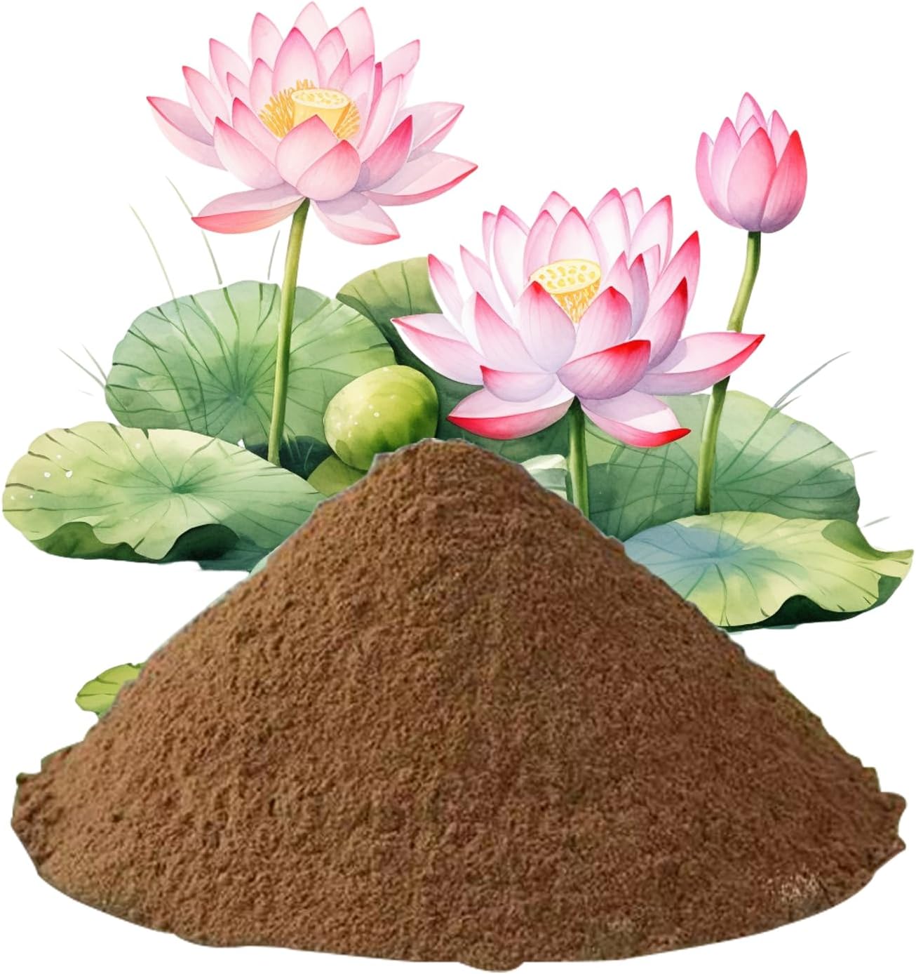 Aquatic Soil for Pond Plants 5.5LBS, Pond Clay Aquarium Soil Suitable for Water Lily and Water Plant, Pond Potting Media for Aquatic Plant