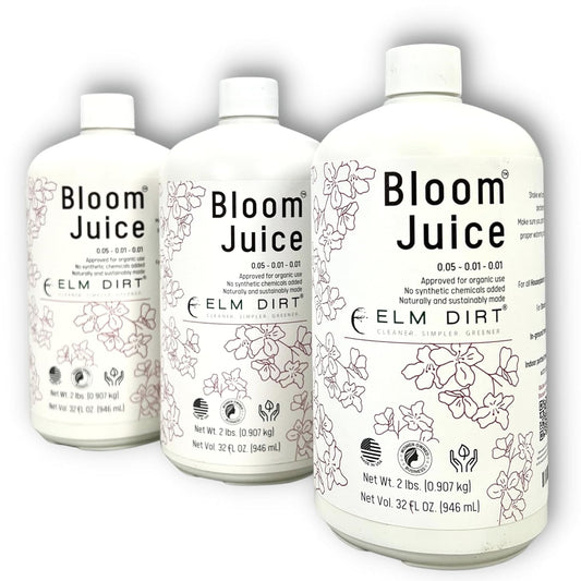 Elm Dirt's Bloom Juice for All Flowering Plants (3 Bottles)