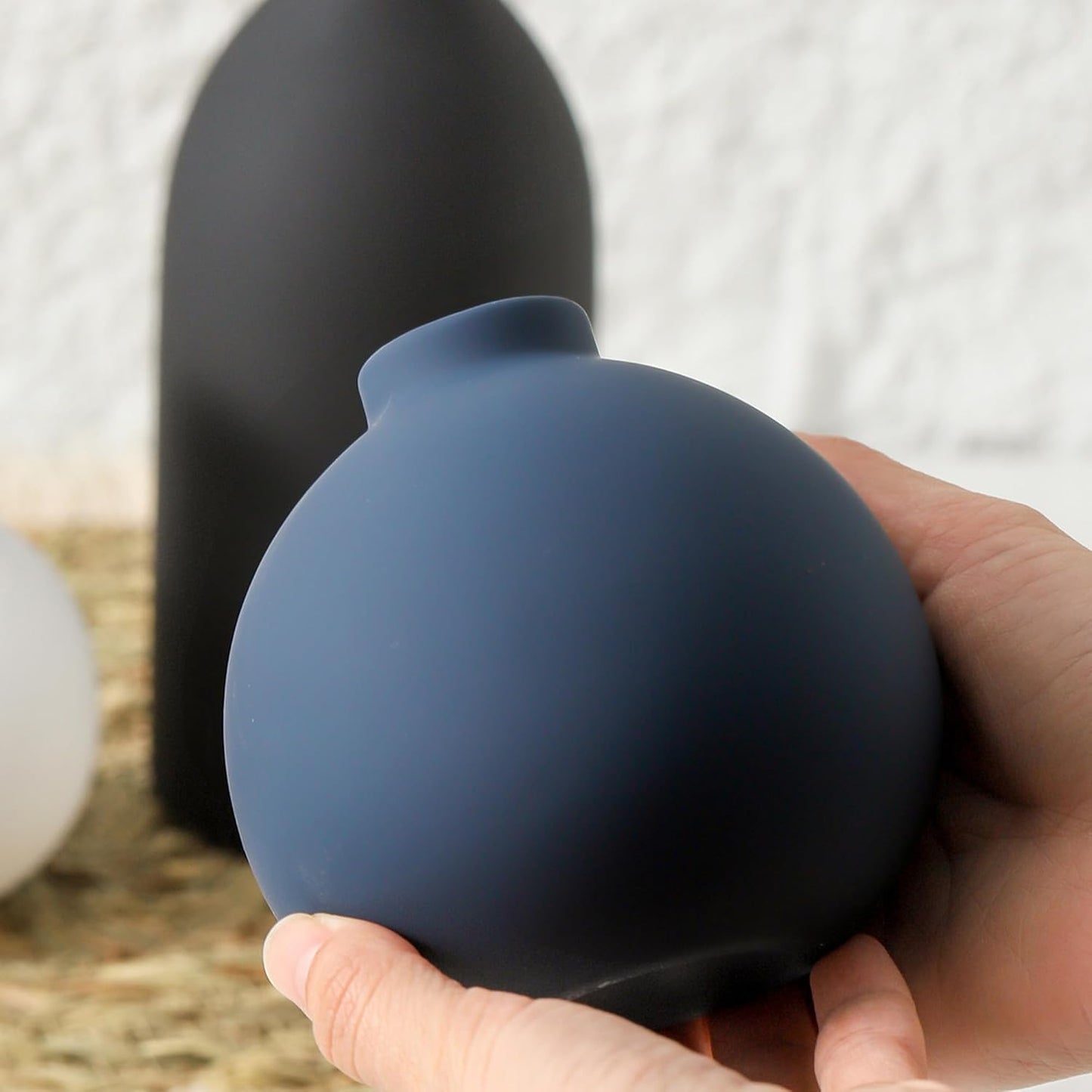 Ceramic Vase Set of 3 | Vases Home Decor | Decorative Flower Table Rustic Vase Modern Decor Vase Neutral Pottery Vases for Entryway Mantel Living Room Kitchen Bedroom -Multicolor Modern