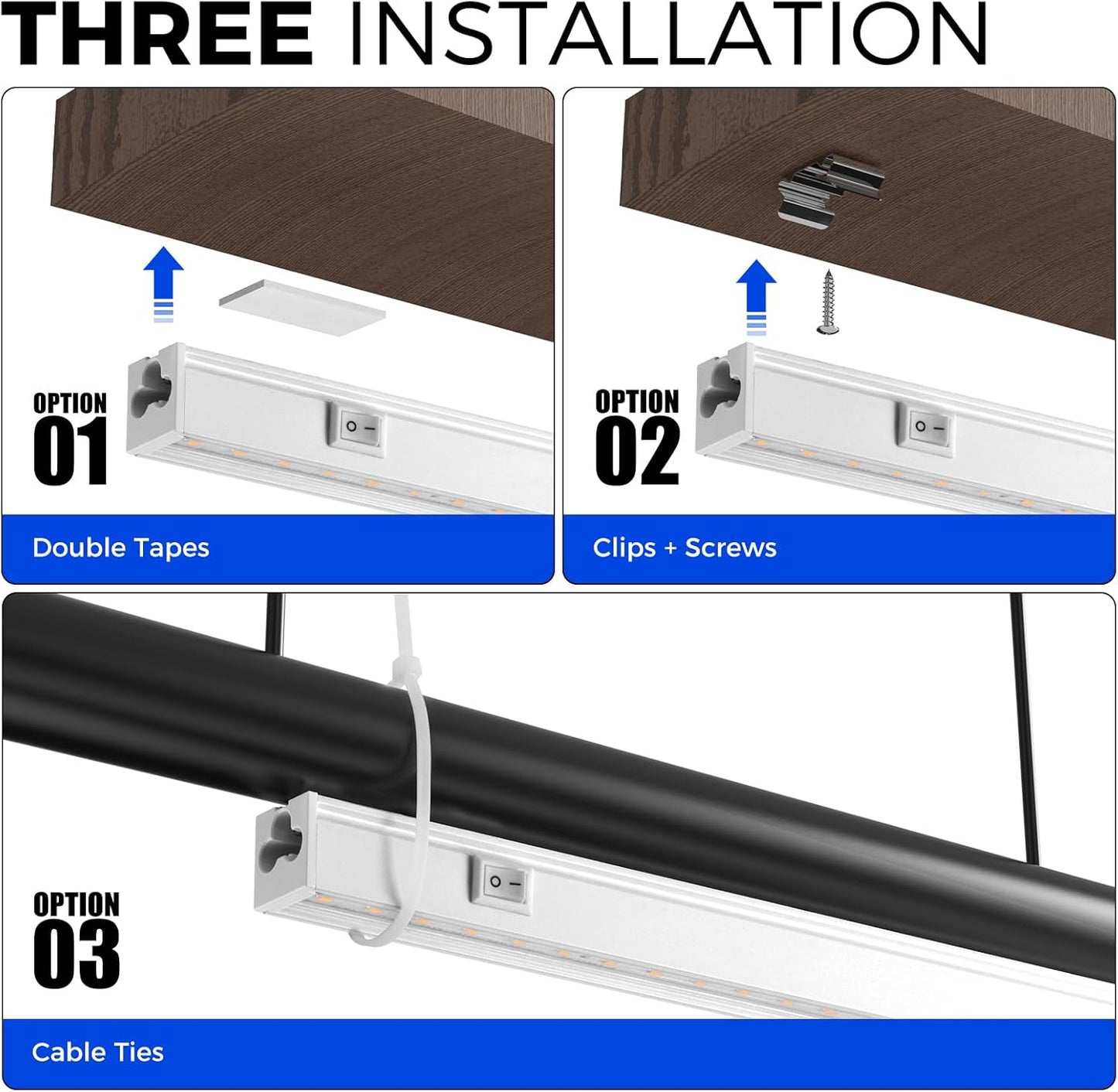 Barrina T5 Grow Lights, Full Spectrum Grow Light, 3ft 128W (8 x 16W, 800W Equivalent), LED Grow Lights for Indoor Plants, Ideal for Indoor Plants, Plant Grow Shelf, Plug and Play, Yellow, 8-Pack
