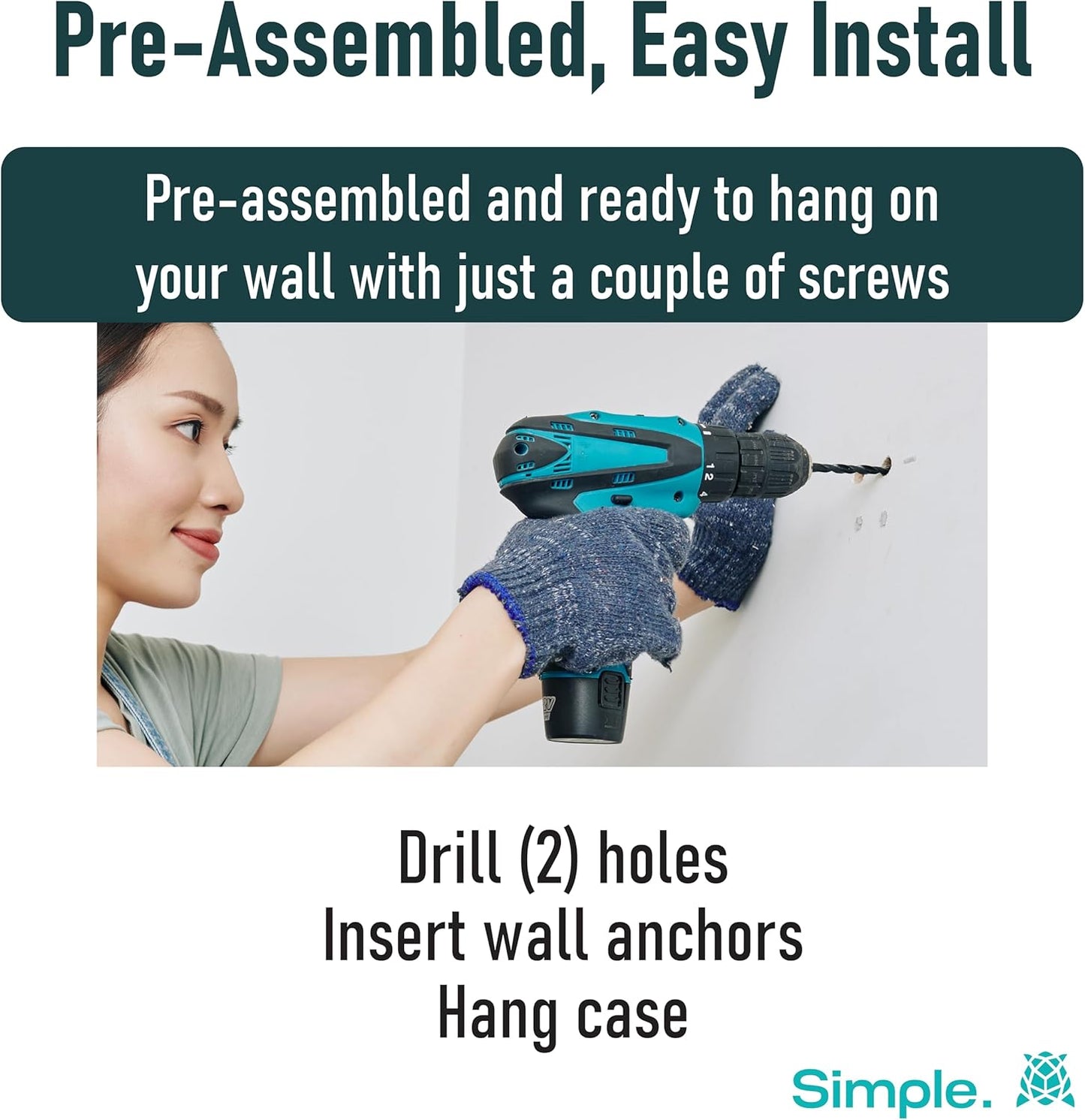 Urban Garden Decor with Pots Included, Hanging Case Planters for Indoor Outdoor Plants, Hanging Flowerpots, Wall Hanging Plant Holder Window Plant Shelves (Stone Gray, Case)