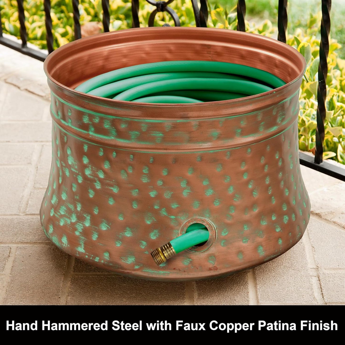 Liberty Garden 1917-G Hose Pot, Hammered, Patina