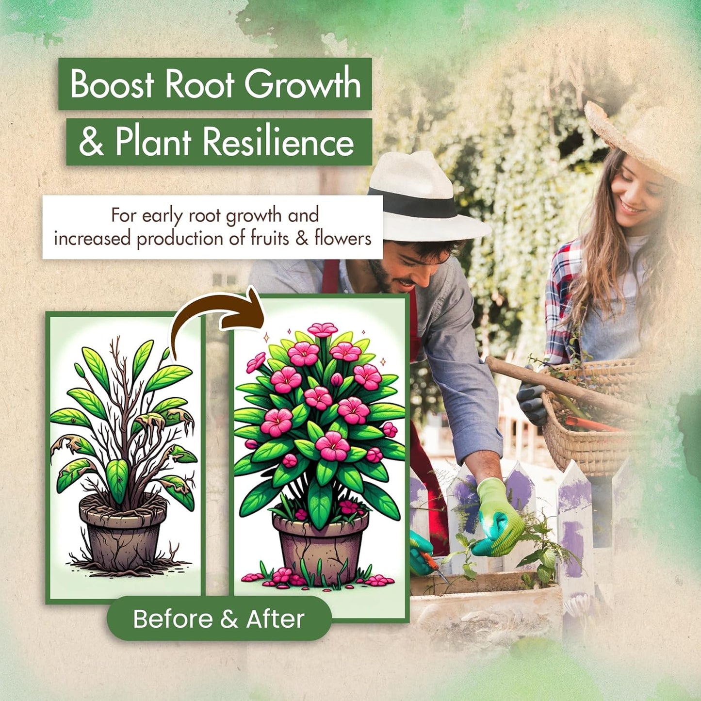 Triple Super Phosphate 0-46-0 Fertilizer, high Phosphorus Fertilizer Stronger Roots & Flower Formation, Ideal Super Phosphate for Plants - Flowers, Fruits, Vegetables & Turf, 5 lb