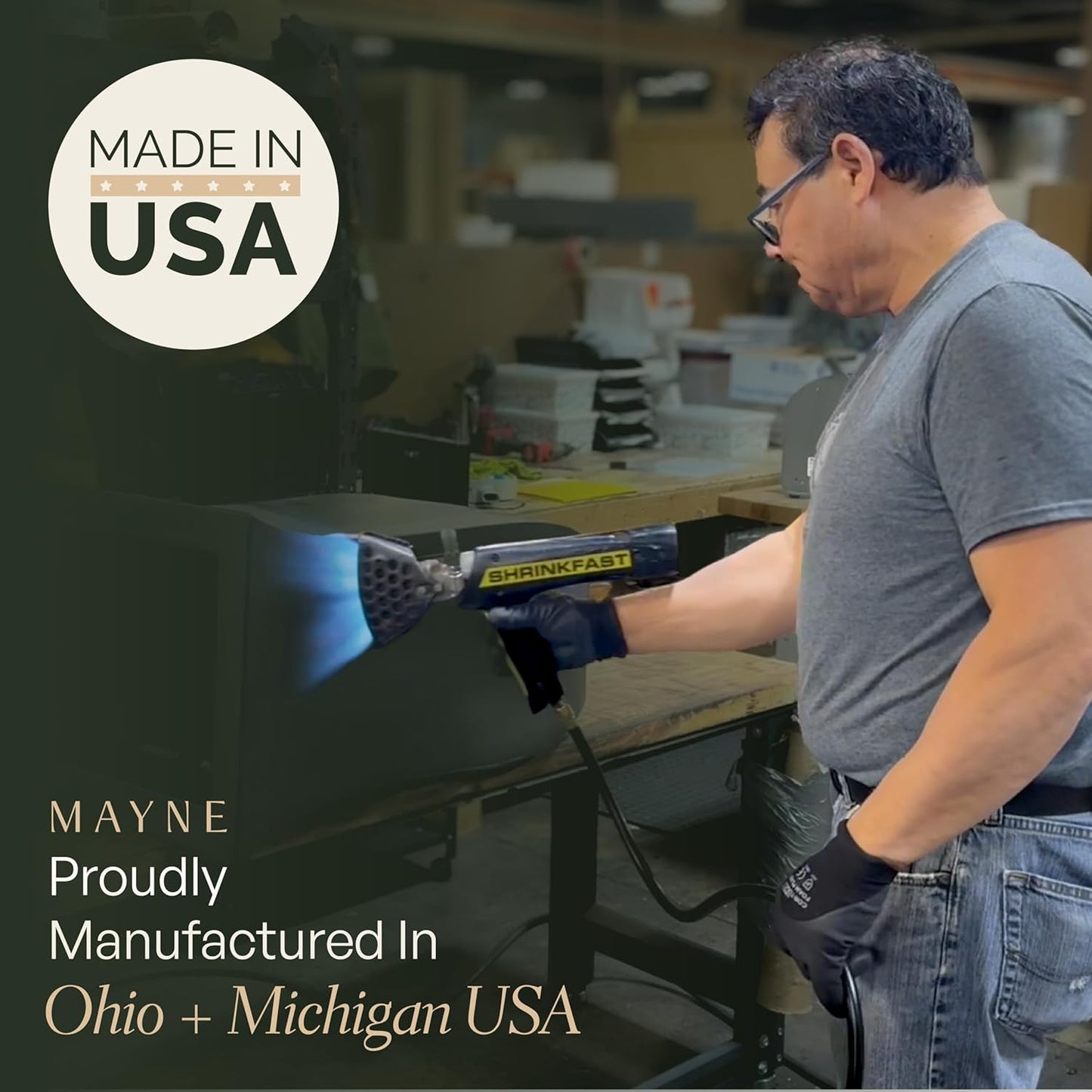 Mayne Nantucket 16-Inch Square Planter, 2-Pack – Self-Watering, Weather-Resistant Planter for Flowers – Durable Outdoor Design for Patio, Porch, or Entryway