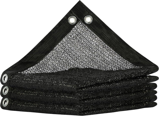 ShadeMart 50% Shade Cloth for Plant, Black 13FT x 90FT Custom Size Outdoor Shade Tarp, Shade Cover with Upgrade Grommets and Zip Ties, Netting Sunblock Net for Vegetables Flower Garden Greenhouse