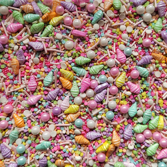 Homankit Summer Multicolor Sprinkles Ice Cream Sprinkles Candy Baking Edible Cake Cupcake Toppers Cookie Dessert Decorations Birthday Party Supplies 3.35 Ounce