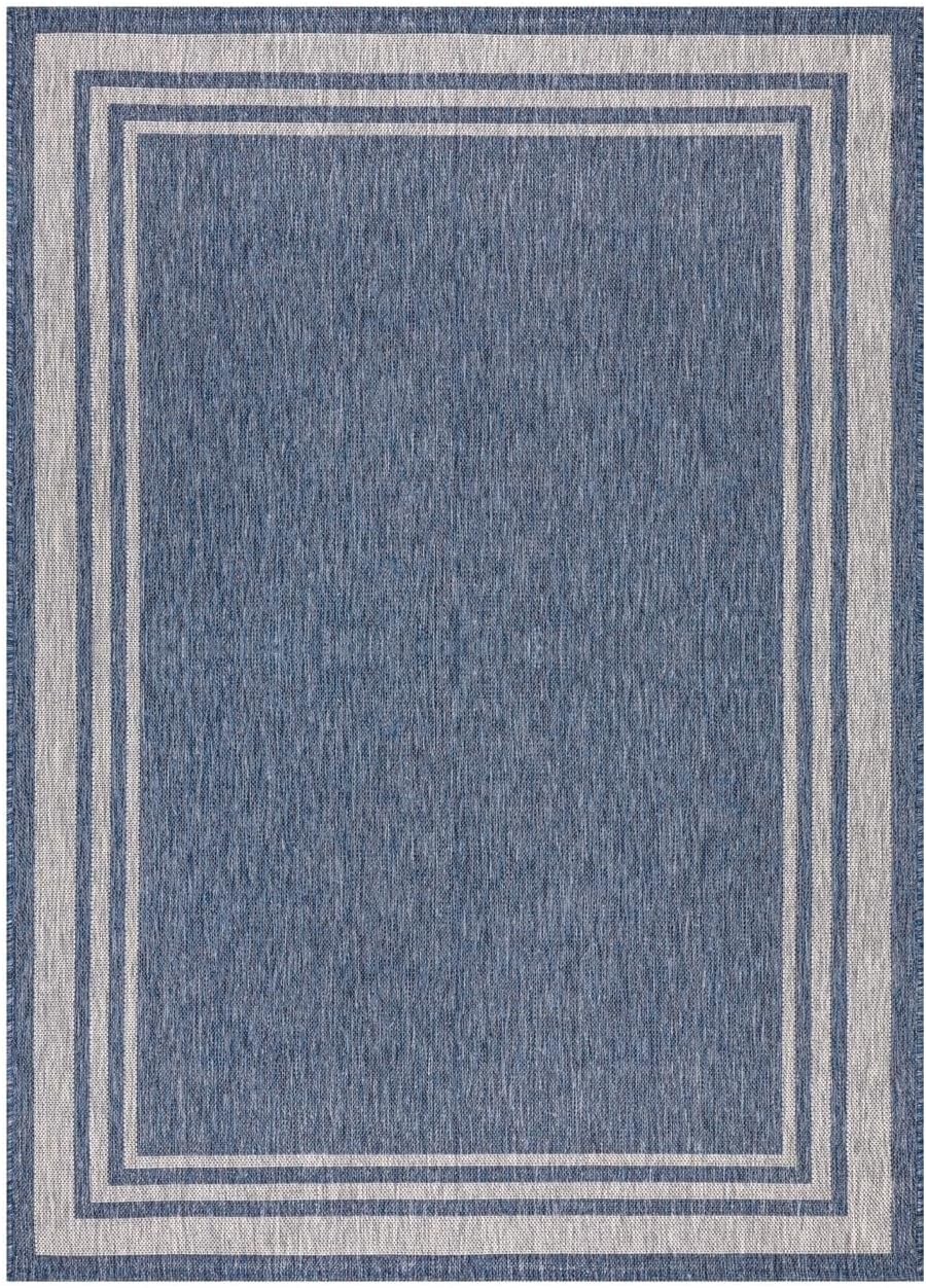 Keen Home Design Terrace Outdoor Area Rug - 6x9 Washable Indoor/Outdoor Rug for Patio, Kitchen, Balcony, Beach, Garden, Deck and Porch, Size: 6'x8'10"