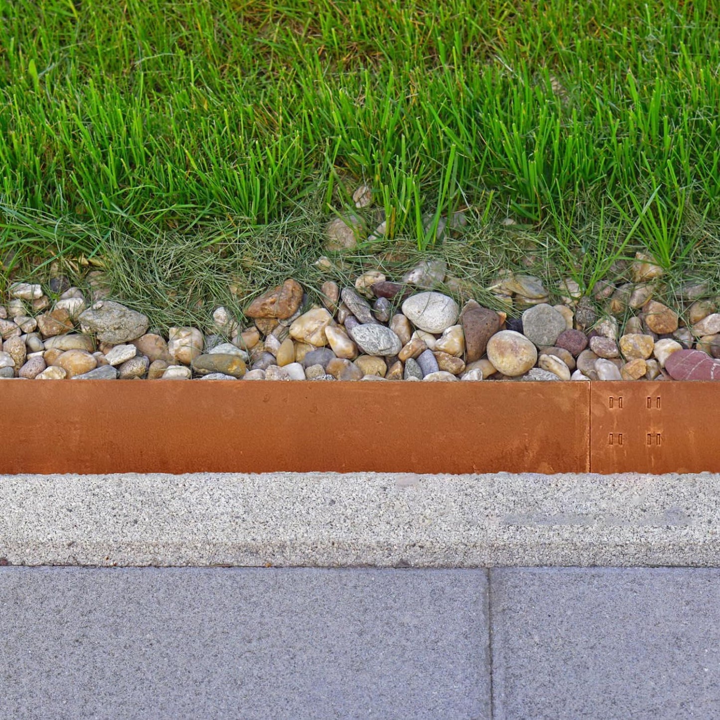 Corten Steel Edging Steel Landscape Edging Metal Garden Edging 8 Inch Metal Landscape Edging Landscaping Rusted 40 Inch Strips Patina 6 pcs Edge for Yard Lawn Outdoor by GZGNEEVL