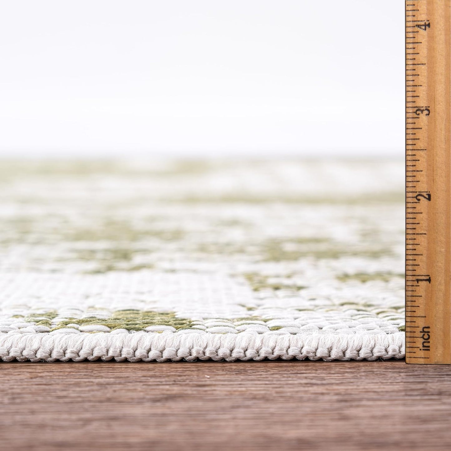 Keen Home Design Terrace Outdoor Runner Rug - 2x10 Washable Indoor/Outdoor Rug for Patio, Kitchen, Balcony, Beach, Garden, Deck and Porch, Size: 2'2"x9'11"