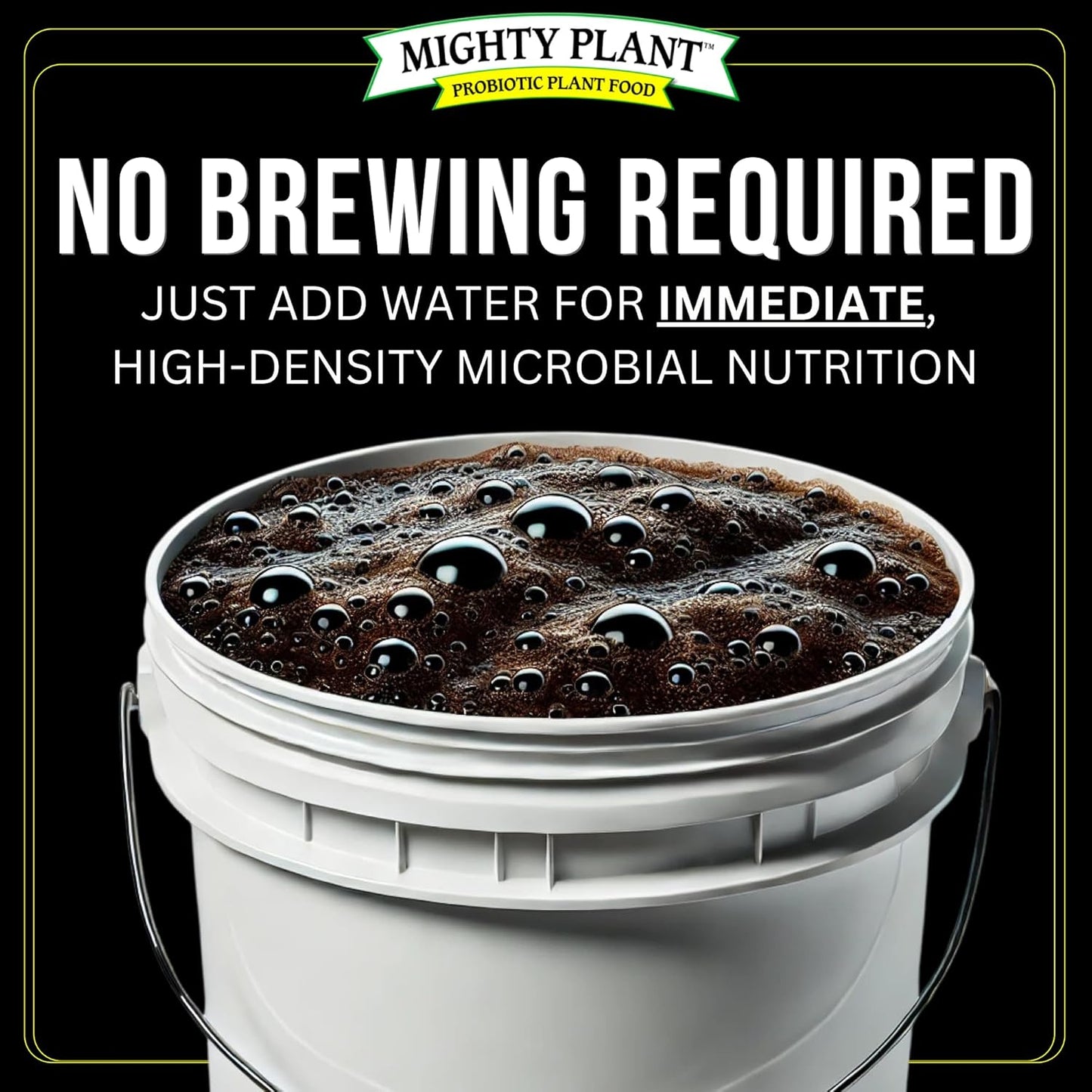 Organic Instant Compost Tea (1 lb) – Probiotic Plant Food Bloom Booster & Yield Booster for Hydroponics & All Gardening Types | Microbial Formula Converts Amino Acids for Enhanced Growth (1, Pounds)