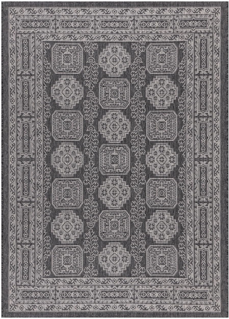 Keen Home Design Terrace Outdoor Area Rug - 8x10 Washable Indoor/Outdoor Rug for Patio, Kitchen, Balcony, Beach, Garden, Deck and Porch, Size: 7'7"x10'