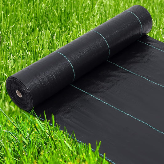 3ft x 300ft Premium Weed Barrier Landscape Fabric, 3.24 oz Heavy Duty, Weed Control Fabric, High Permeability, Good for Flower Bed, Driveway Fabric and Ground Cover