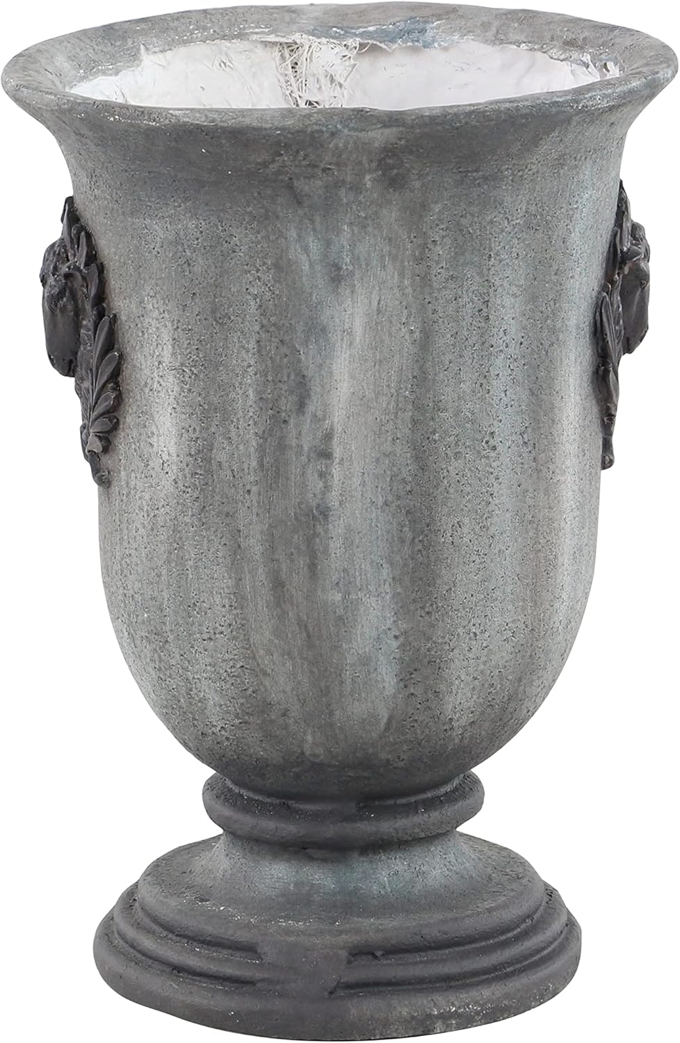 Studio 350 Grey Resin Rustic Planter 16 x 11 x 11-11 x 11 x 16Round