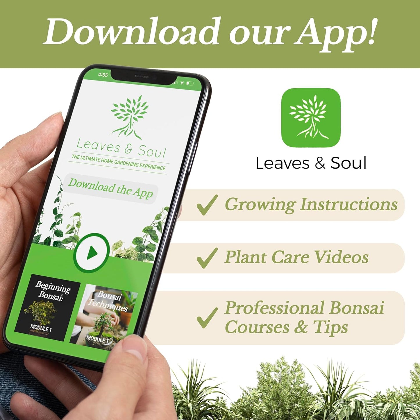 LEAVES AND SOUL Professional Liquid Pepper Fertilizer | 5-1-5 Concentrate, Liquid Plant Fertilizer for Garden, Healthy Produce, Good Harvest, Multi-Purpose Blend & Gardening Supplies | 8 oz