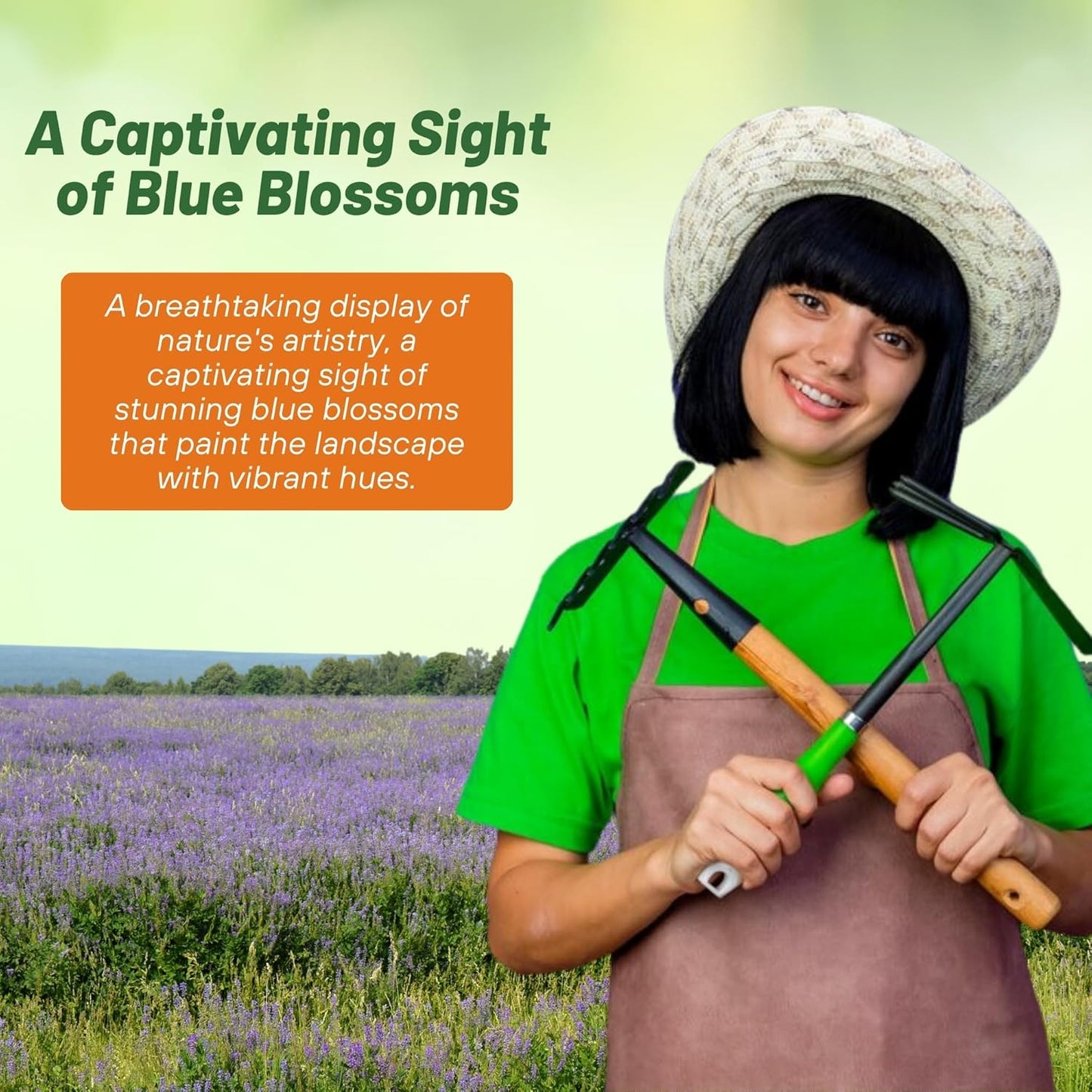 Outsidepride Blue Sage Seeds - 5000 Pcs Perennial, Drought-Tolerant & Deer-Resistant Wildflower Seeds w/Fragrant Blooms for Pollinator Attractant for Butterfly & Hummingbird Gardens & Landscaping