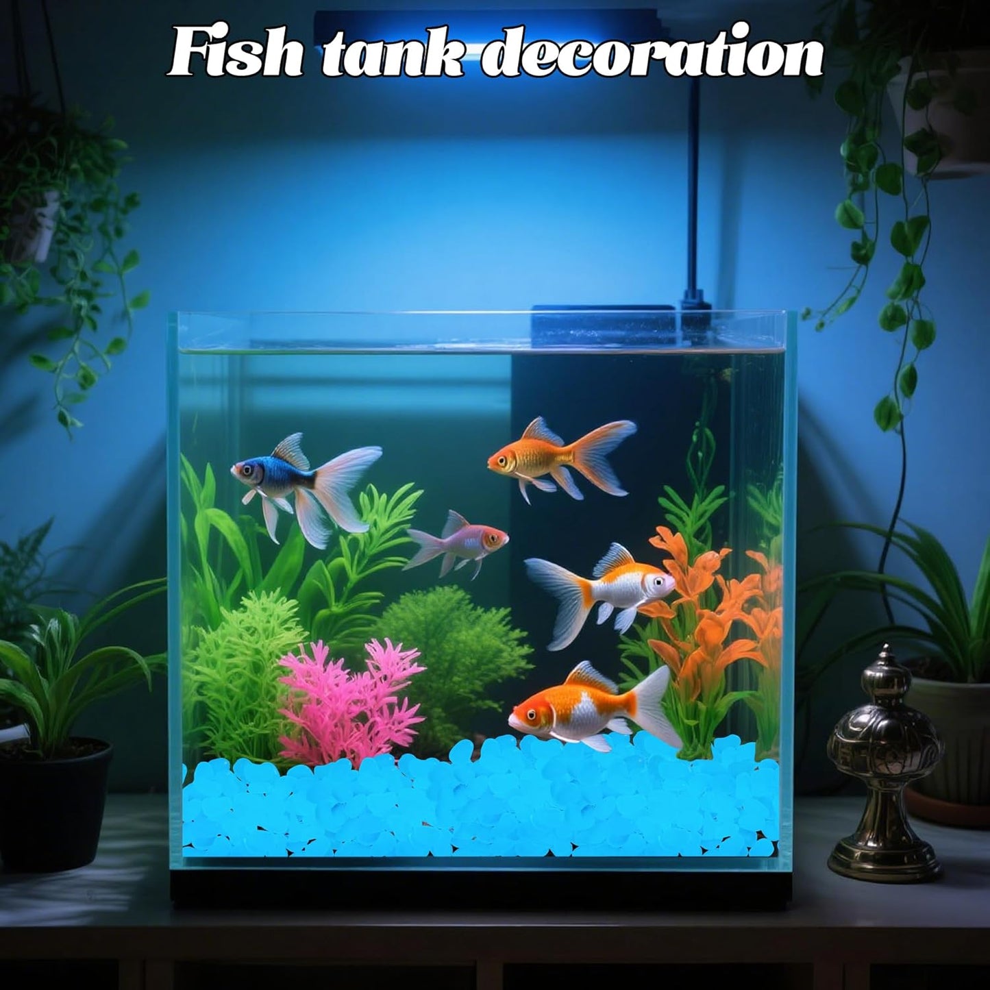 3.5LB 25-27mm Glow Pebbles Glowing Rocks for Garden Decoration 25-27mm Luminous Stones Glowing Stones for Driveway Landscape Walkway,White