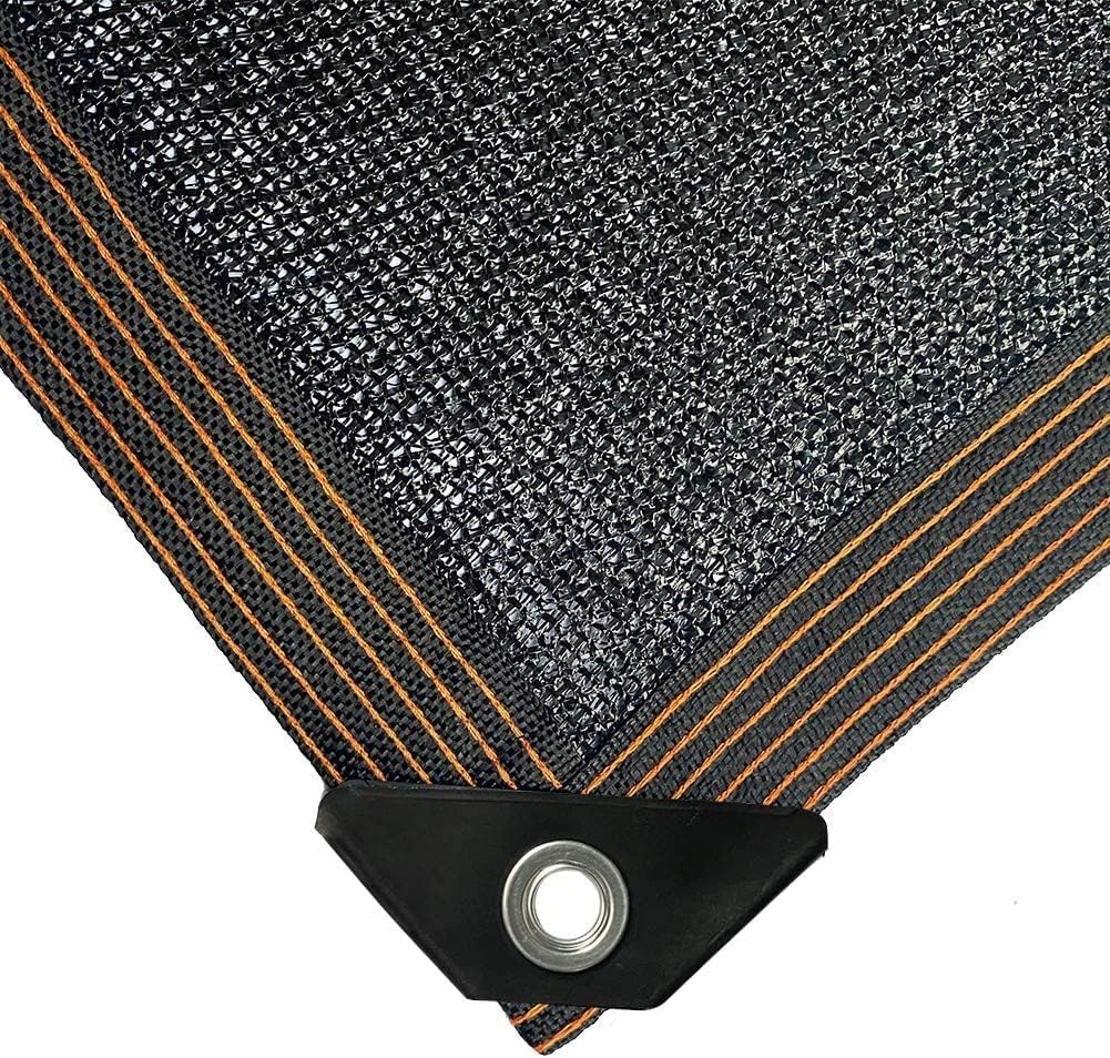 winemana 70% Black Shade Cloth, 12 x 6 FT Durable Mesh Tarp with Grommets, Resistant Garden Sun Shade Netting with Taped Edge for Plant Cover, Greenhouse, Patio, Tomatoes, Chicken Coop, Barn Kennel
