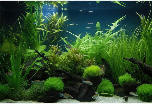 Aquarium Background Diverse Collection of Aquatic Plants Seagrasses Terrarium Background Redwood Root Moss Tropical Style Underwater Plants Fish Tank Background Under The Sea Aquarium Backdrop 48x18in