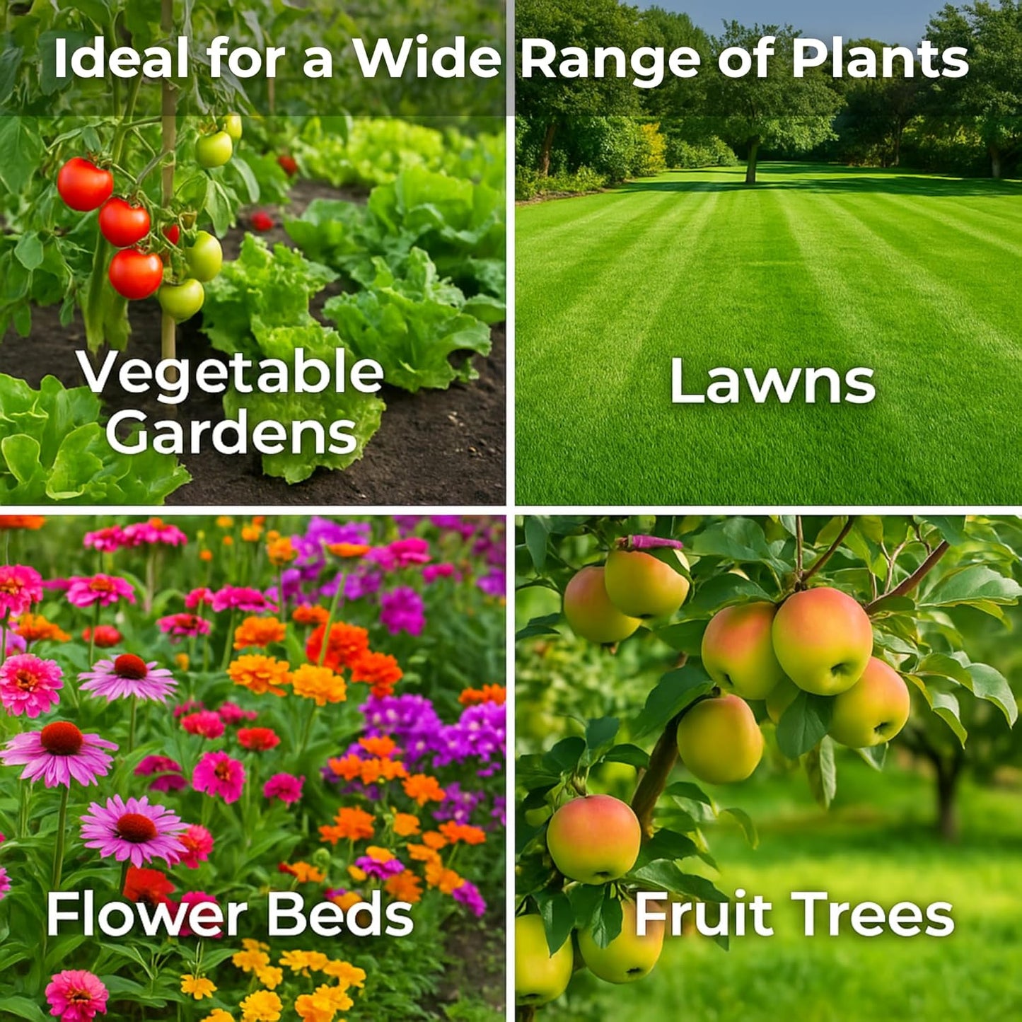 Gypsum for Soil - Calcium for Plants - Gypsum Fertilizer for Gardening, Lawn & Vegetables - Calcium for Garden (10 qts. - 20 lbs.)