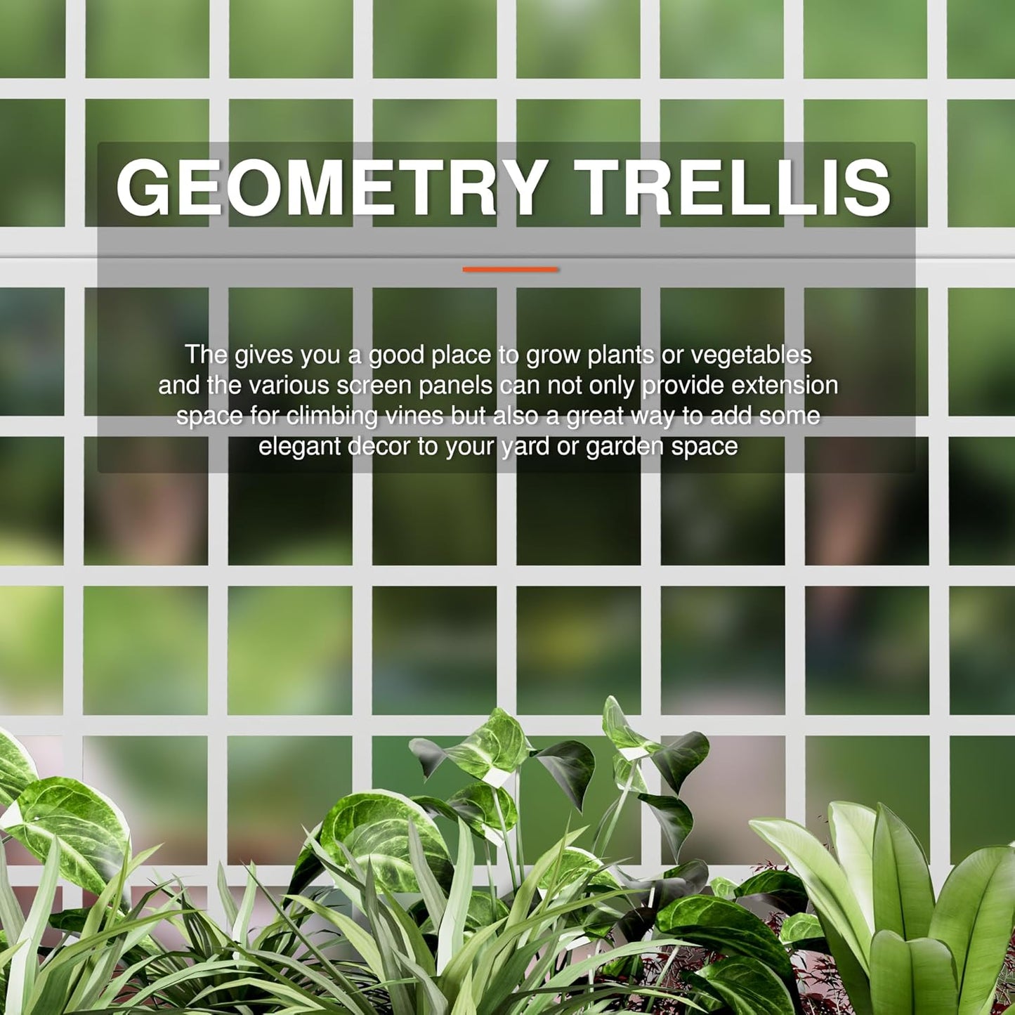 Casaphoria Metal Raised Garden Bed with Trellis and Wheels, 72"x35"x16" Planter Box for Climbing Plants, Vegetables & Vines, Features Drainage Holes and Privacy Screen (White-Square)