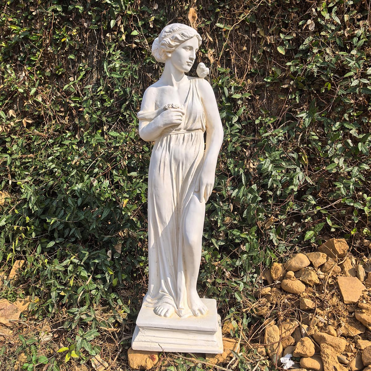 Outdoor Statue, Nymph Sculpture Goddess of Greek Mythology Roman Style for Garden Patio Yard Lawn Porch Decor (Nymph)