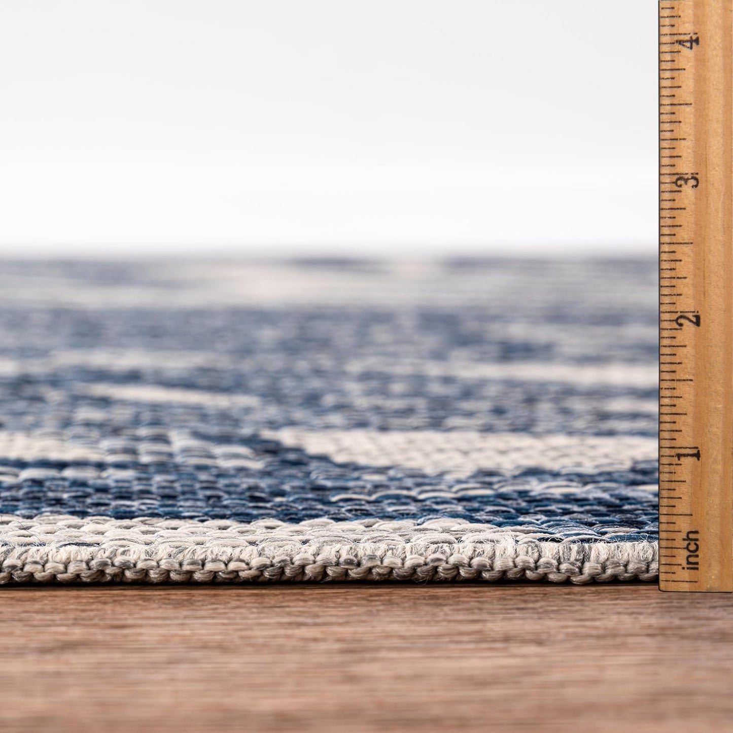 Keen Home Design Terrace Outdoor Area Rug - 8x10 Washable Indoor/Outdoor Rug for Patio, Kitchen, Balcony, Beach, Garden, Deck and Porch, Size: 7'7"x10'