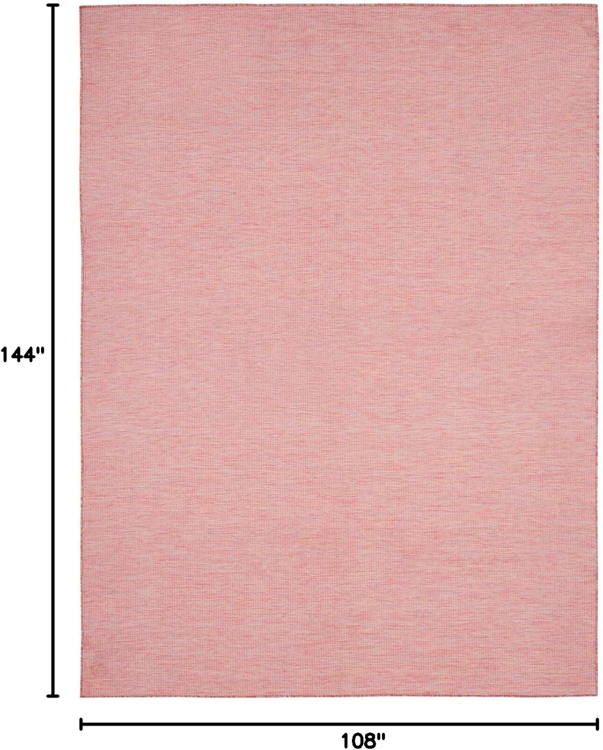 Nourison Home Positano Indoor/Outdoor Rainbow 9' x 12' Area Rug, Easy Cleaning, Non Shedding, Bed Room, Living Room, Dining Room, Backyard, Deck, Patio (9x12)