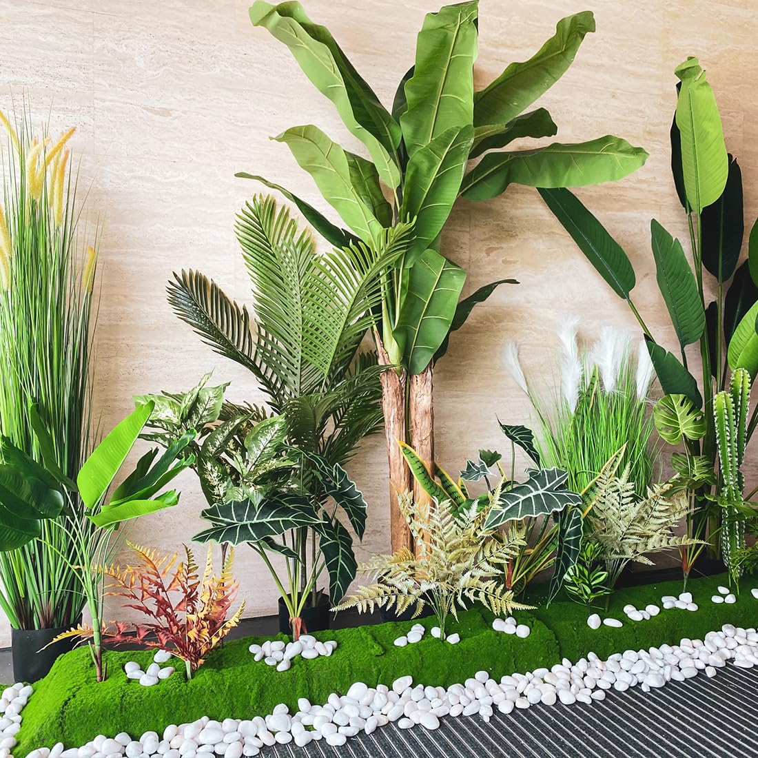 5lbs White River Rocks, 2-3 Inch Natural Pebbles for Indoor Plants, High Polished Decorative Stones Vase Filler Fish Tank Aquariums Landscaping Garden Outdoor and Indoor DIY