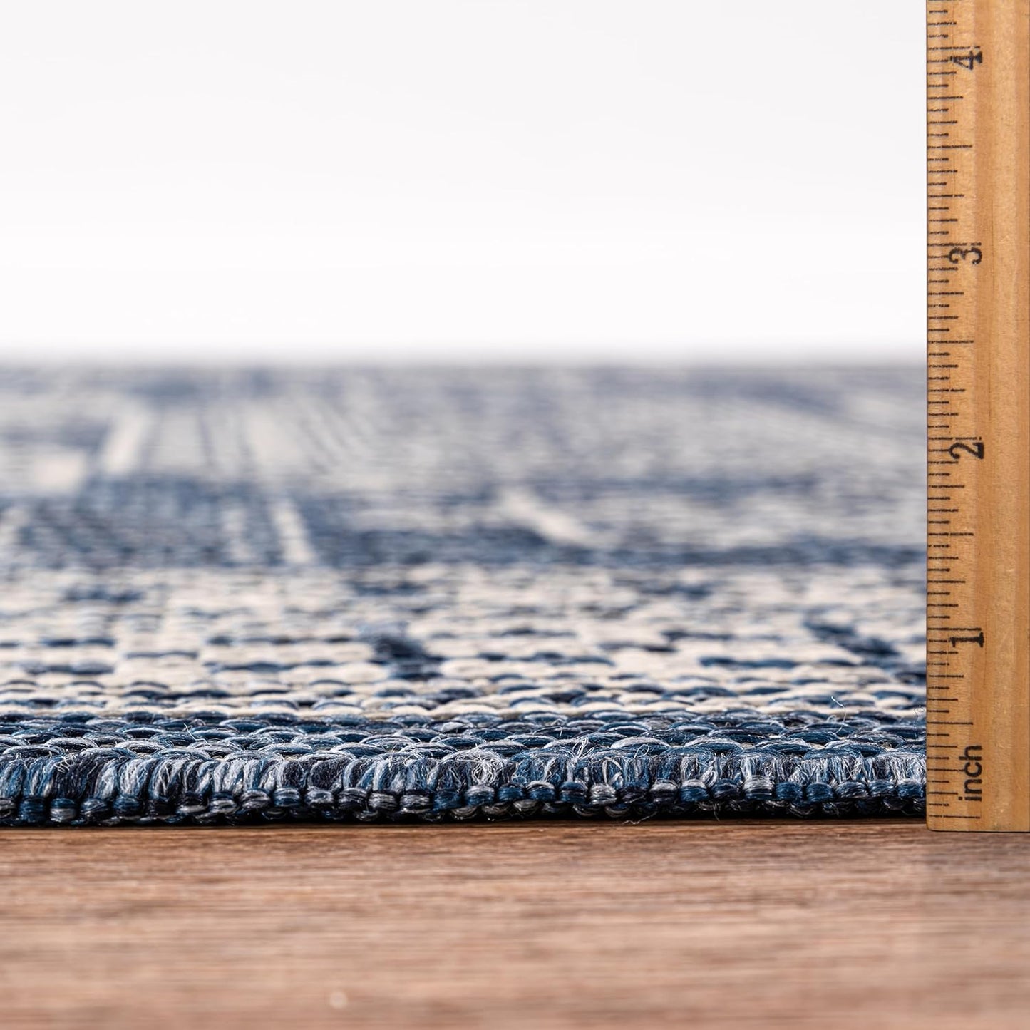 Keen Home Design Terrace Outdoor Throw Rug - 3x5 Washable Indoor/Outdoor Rug for Patio, Kitchen, Balcony, Beach, Garden, Deck and Porch, Size: 3'x5'