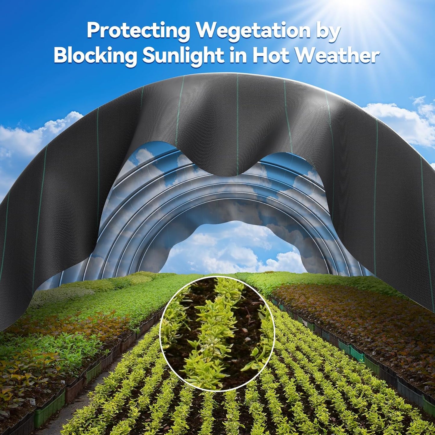 3ftx300ft Weed Barrier Landscape 3.2oz Fabric Heavy Duty, Woven Weed Control Cloth, Woven Geotextile Fabric for Underlayment, Gardening Ground, Commercial Driveway Weed Block Cover Mat