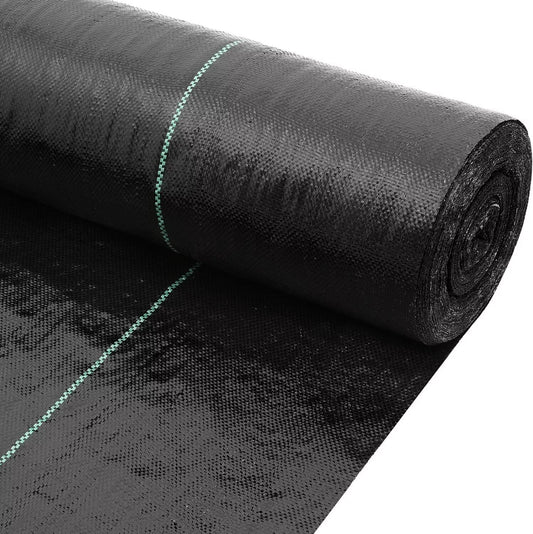 Doniks 13x65ft Driveway Fabric,5OZ Commercial Heavy Duty Weed Barrier Fabric, Garden Landscape Fabric,French Drain Fabric for Erosion Control,Landscape Fabric,Weed Barrier,Construction Projects