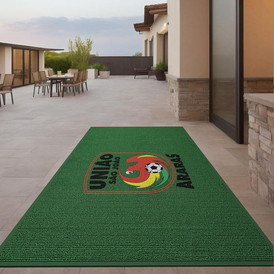 Custom Commercial Area Rug with Any Logo Size Color Shape Floor Entryway Door Mat Welcome Carpet for Business Home Indoor/Outdoor Non Slip Washable Durable