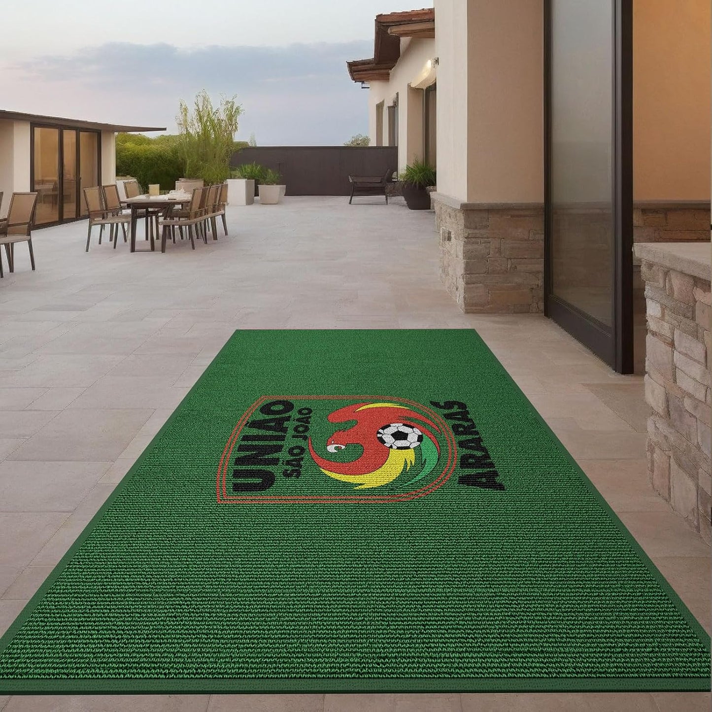 Custom Commercial Area Rug with Any Logo Size Color Shape Floor Entryway Door Mat Welcome Carpet for Business Home Indoor/Outdoor Non Slip Washable Durable