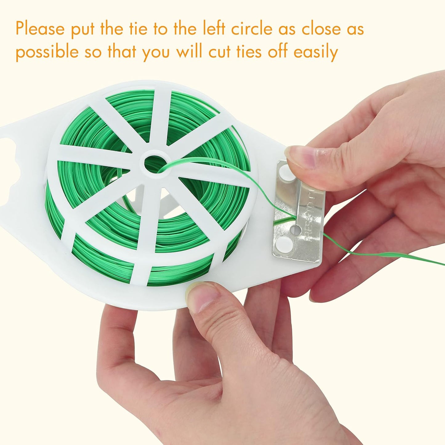 Gardzen 328ft Twist Ties, Reusable Coated Wire Plant Ties with Cutter, Ideal for Sealing Plastic Bags, Bread Bags, Organizing Cords, Gardening Activities