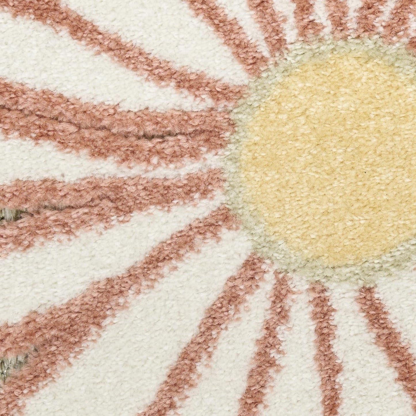 Nourison Aloha Sage Rose 2'8" x 4' Area Rug - Easy Clean, Non Shedding, Bed Room, Living Room, Dining Room, Kitchen (3' x 4')