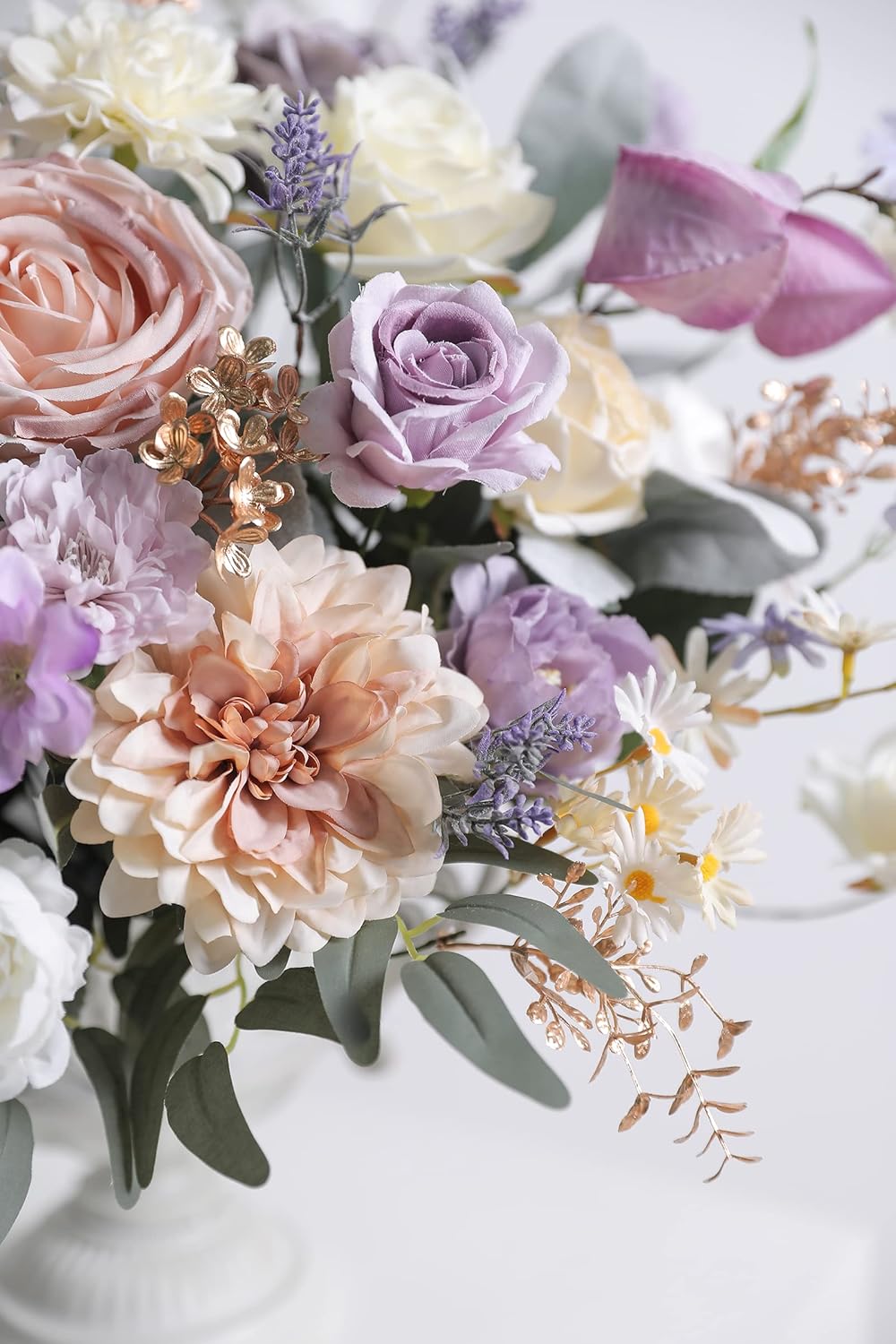 Artificial Flowers Combo for DIY Centerpieces Arrangements Wedding Bouquets Centerpieces Arrangements Party Baby Shower Home Decorations