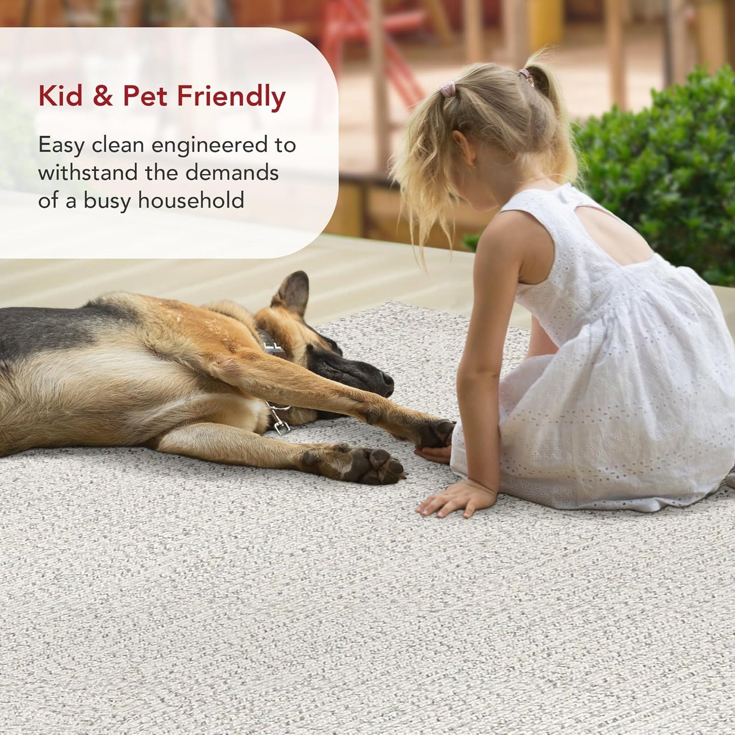 nuLOOM 2' x 8' Solid Hand Braided Indoor/Outdoor Area Rug, Pet-Friendly, High Traffic, Weather Resistant, for Patio, Balcony, Bedroom, Living, Dining Room, Wynn Ivory