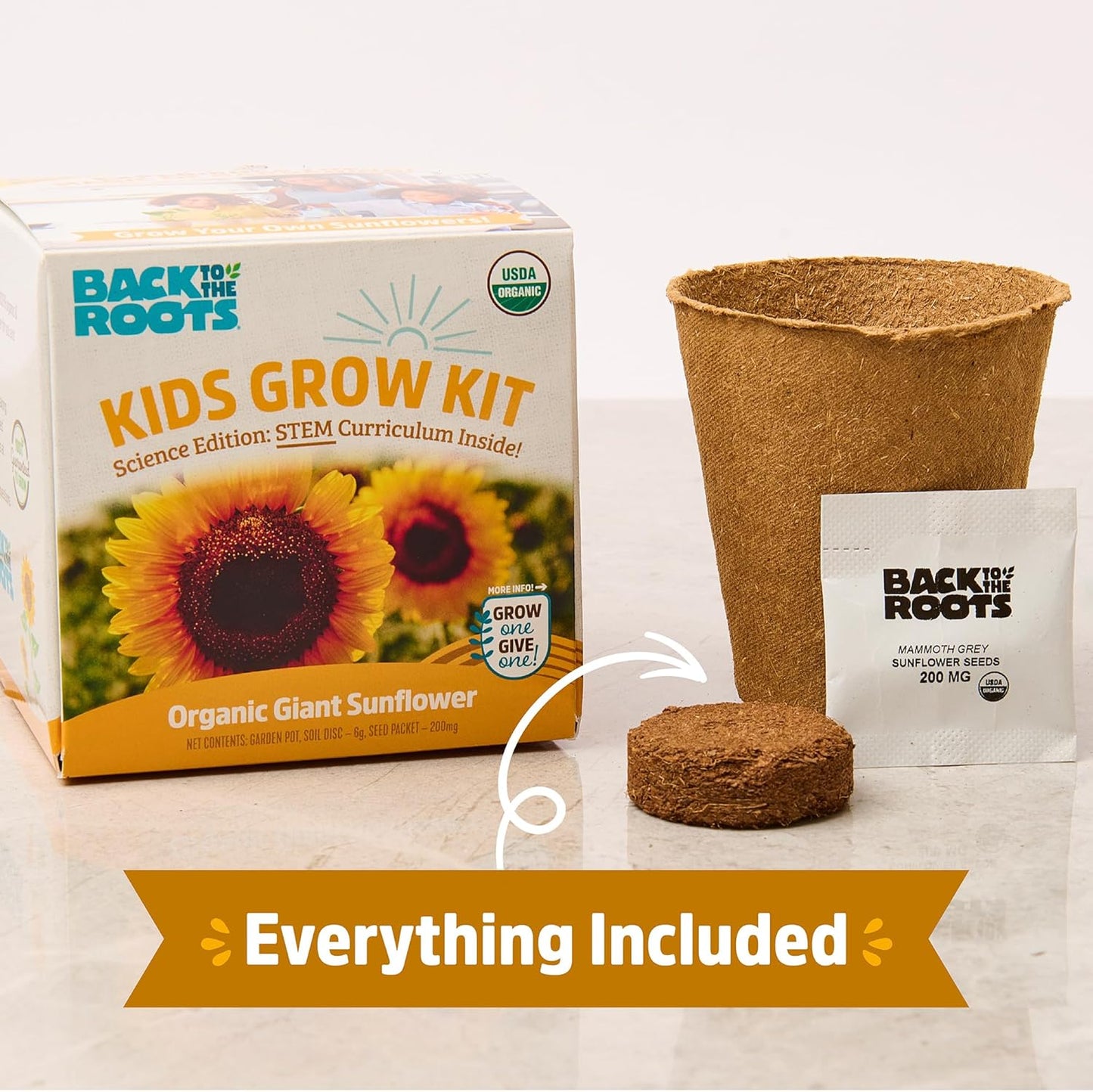 Back to the Roots Organic Sunflower Grow Kit