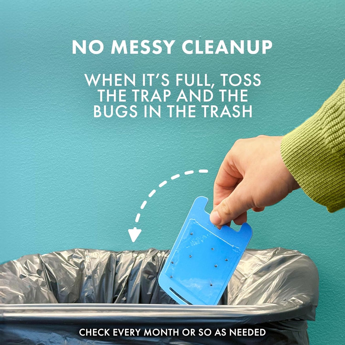 STEM Light Trap Refill Cartridges, Indoor Fruit Fly Trap, Effective Insect Control for Home, Attracts and Traps Flying Insects, Compatible with STEM Light Trap, 2 Count (Pack of 8)