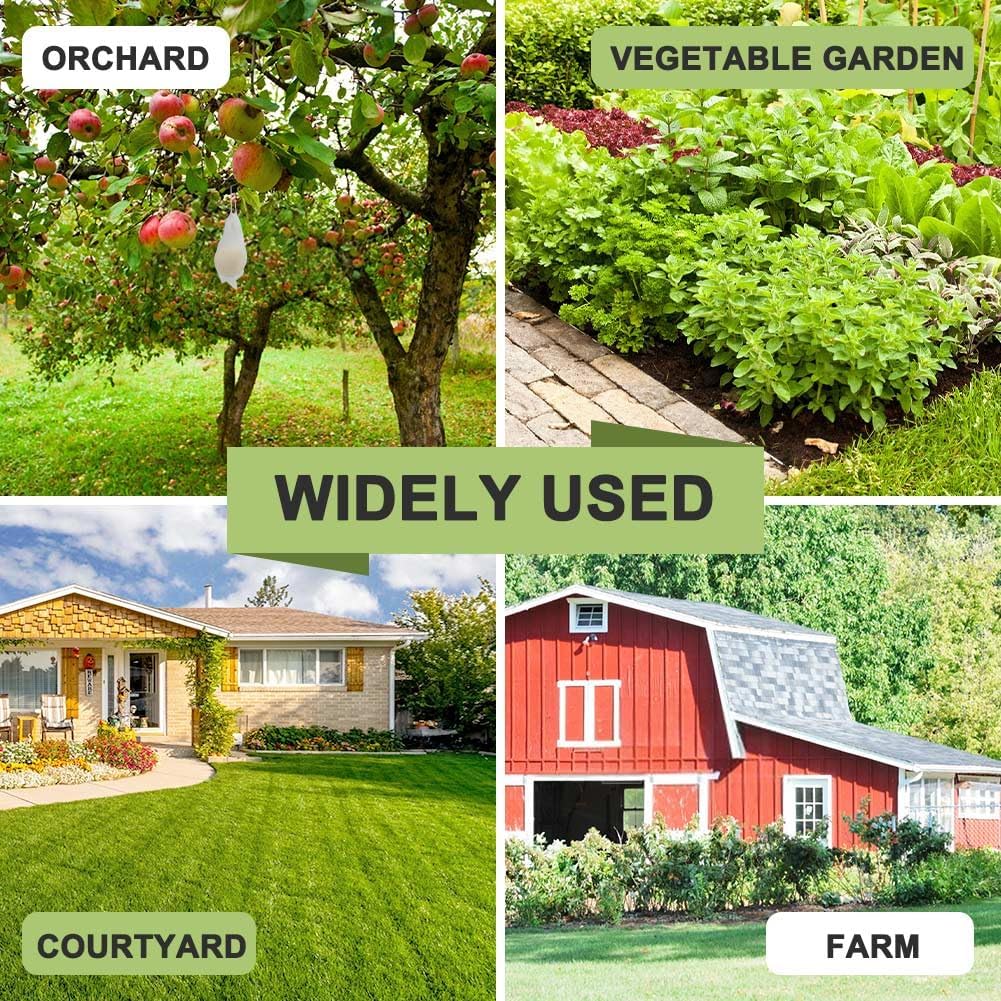 Deer Repellent, Rabbit Repellent Outdoor, Deer Deterrent for Plants, Keep Rabbits Out of Backyard, Deer and Rabbit Repellant, Deer Repellant Balls for Flowers Shrubs & Trees-8 Packs