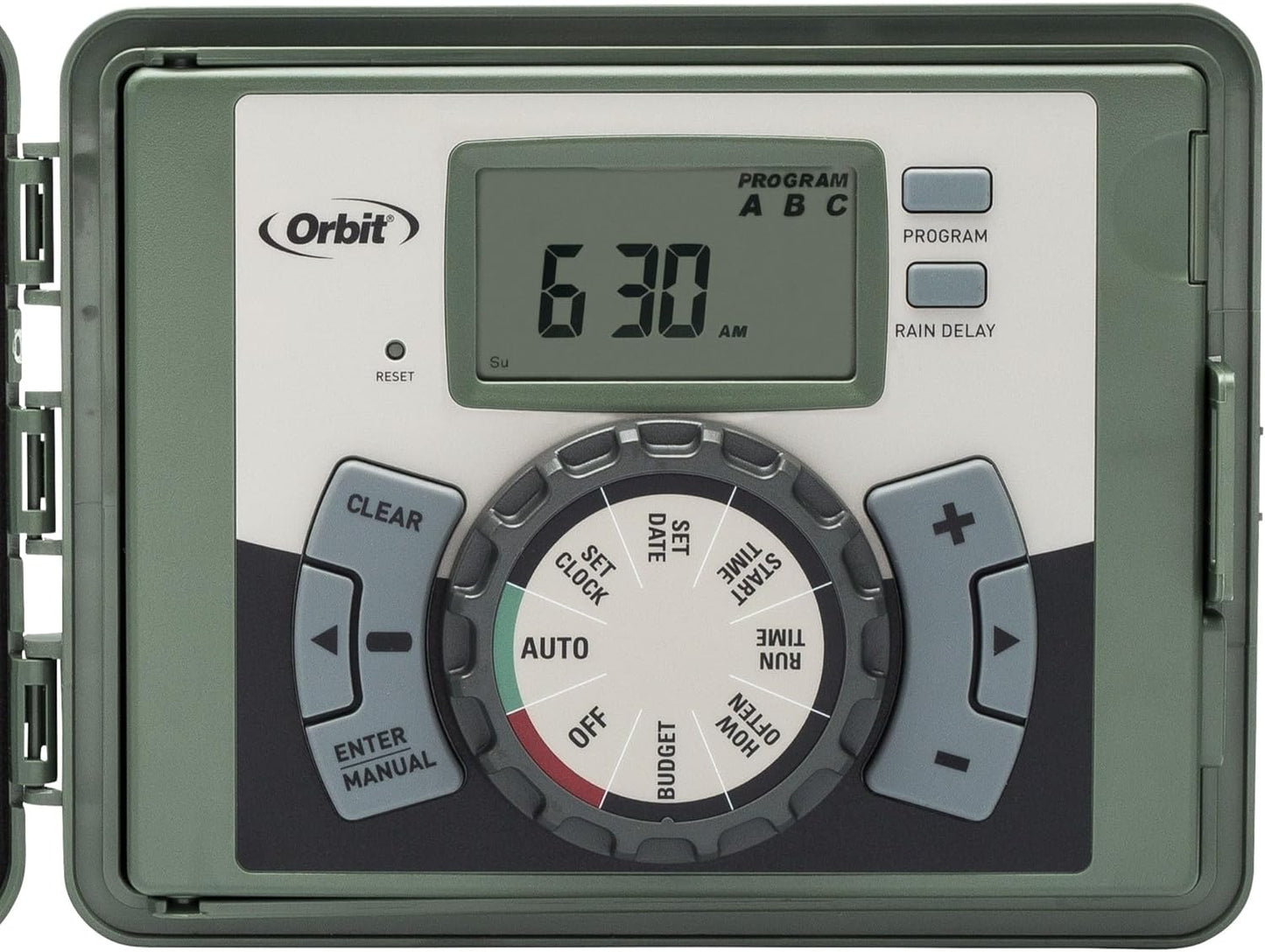 Orbit 57894 4-Station Outdoor Swing Panel Sprinkler System Timer