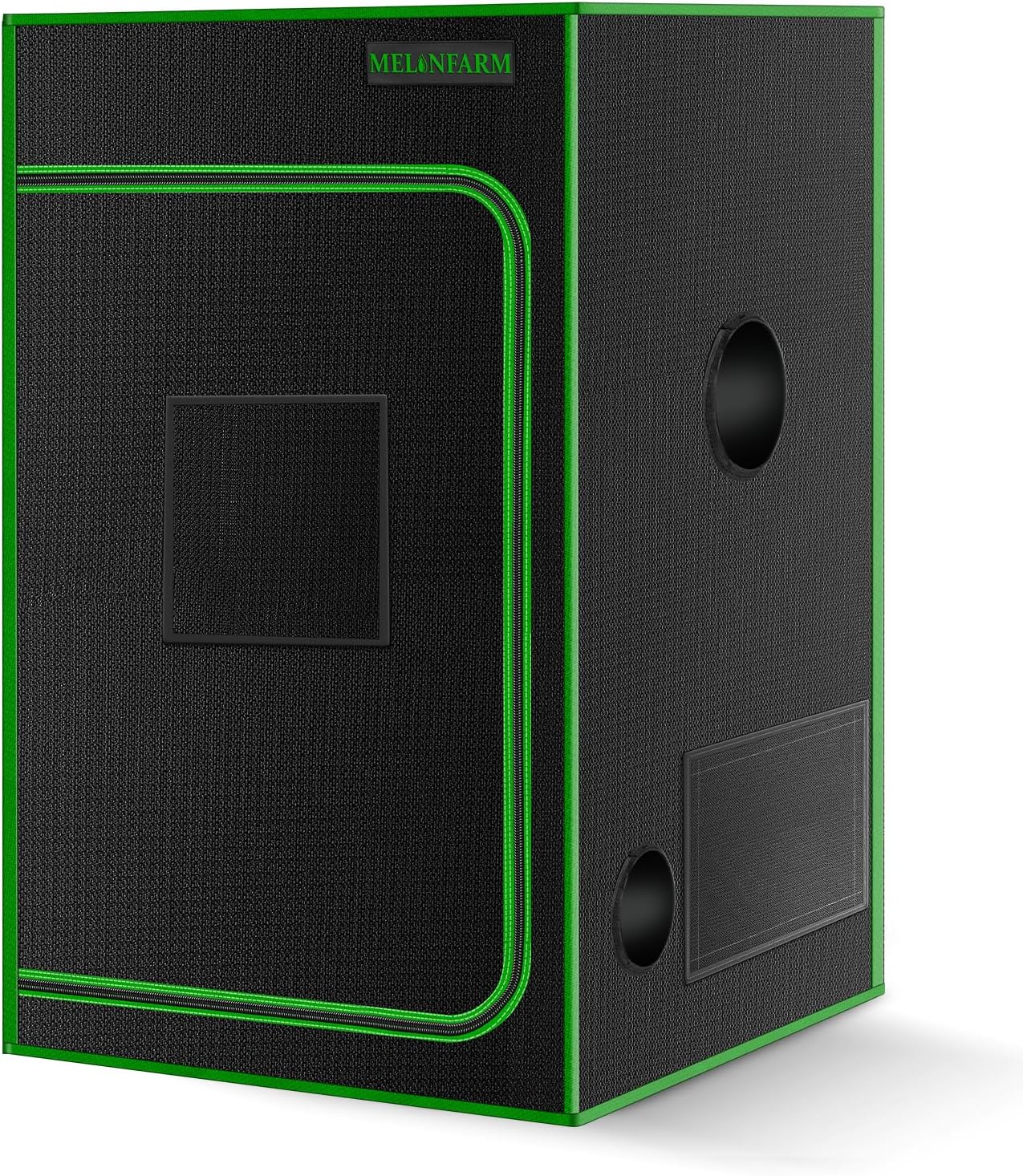 MELONFARM 2x2 Grow Tent, 24"x24"x36'' High Reflective 600D Diamond Mylar Canvas with Observation Window and Floor Tray for Hydroponic Indoor Plant Growing