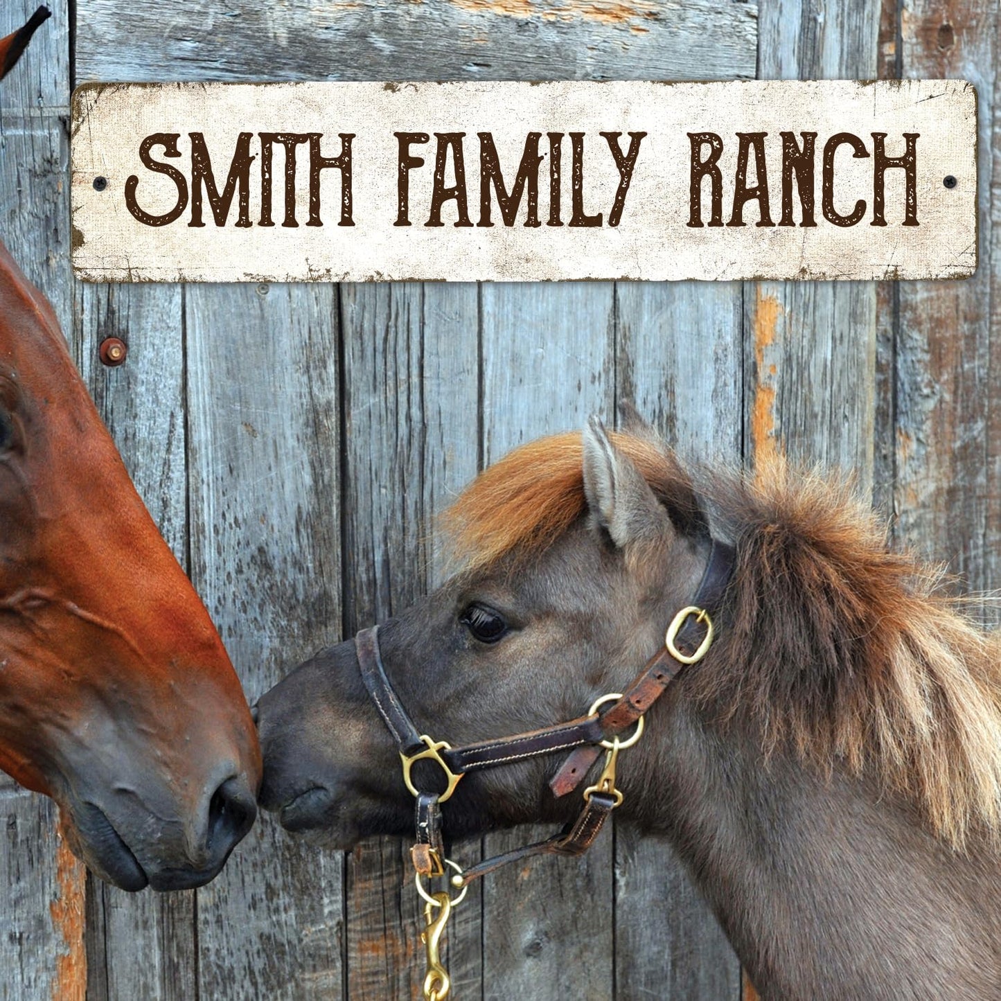 Rustic Custom Sign, Personalized Metal Signs, Gift for Him Men Dad, Man Cave, Indoor and Outdoor Use, 4x18 Inches, ACM, Fade Resistant, Made in the USA