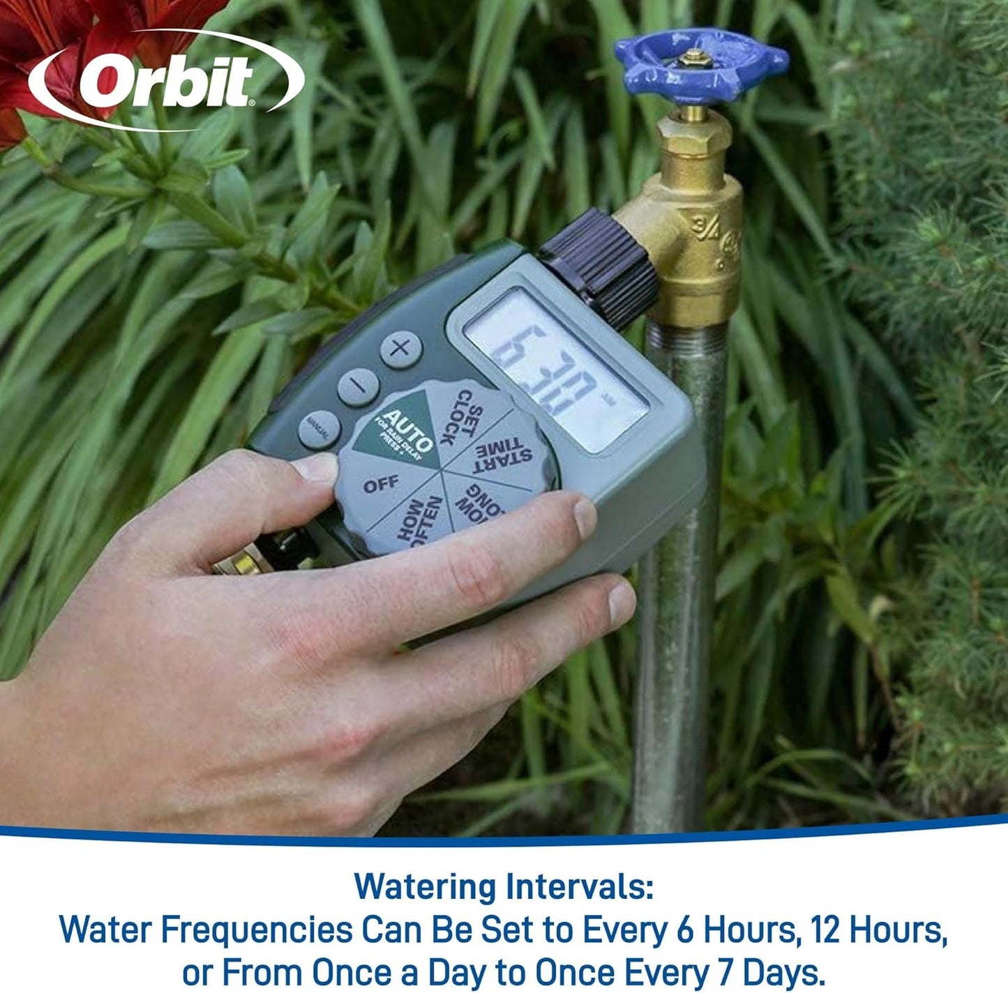 Orbit 62067 1-Outlet Programmable Digital Hose Watering Timer, 2-Pack