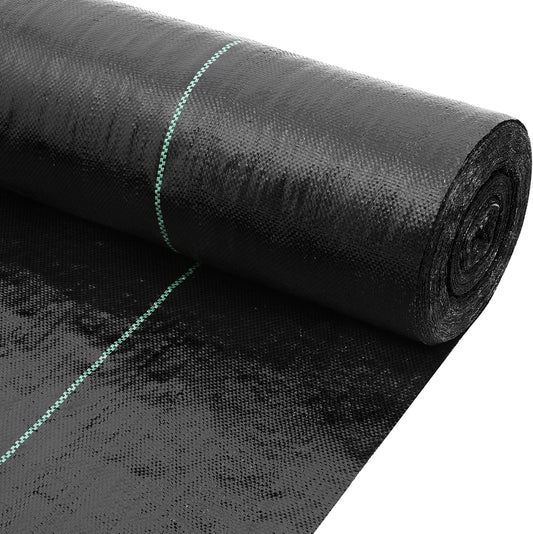 Doniks 13x115ft Driveway Fabric,5OZ Commercial Heavy Duty Weed Barrier Fabric, Garden Landscape Fabric,French Drain Fabric for Erosion Control,Landscape Fabric,Weed Barrier,Construction Projects